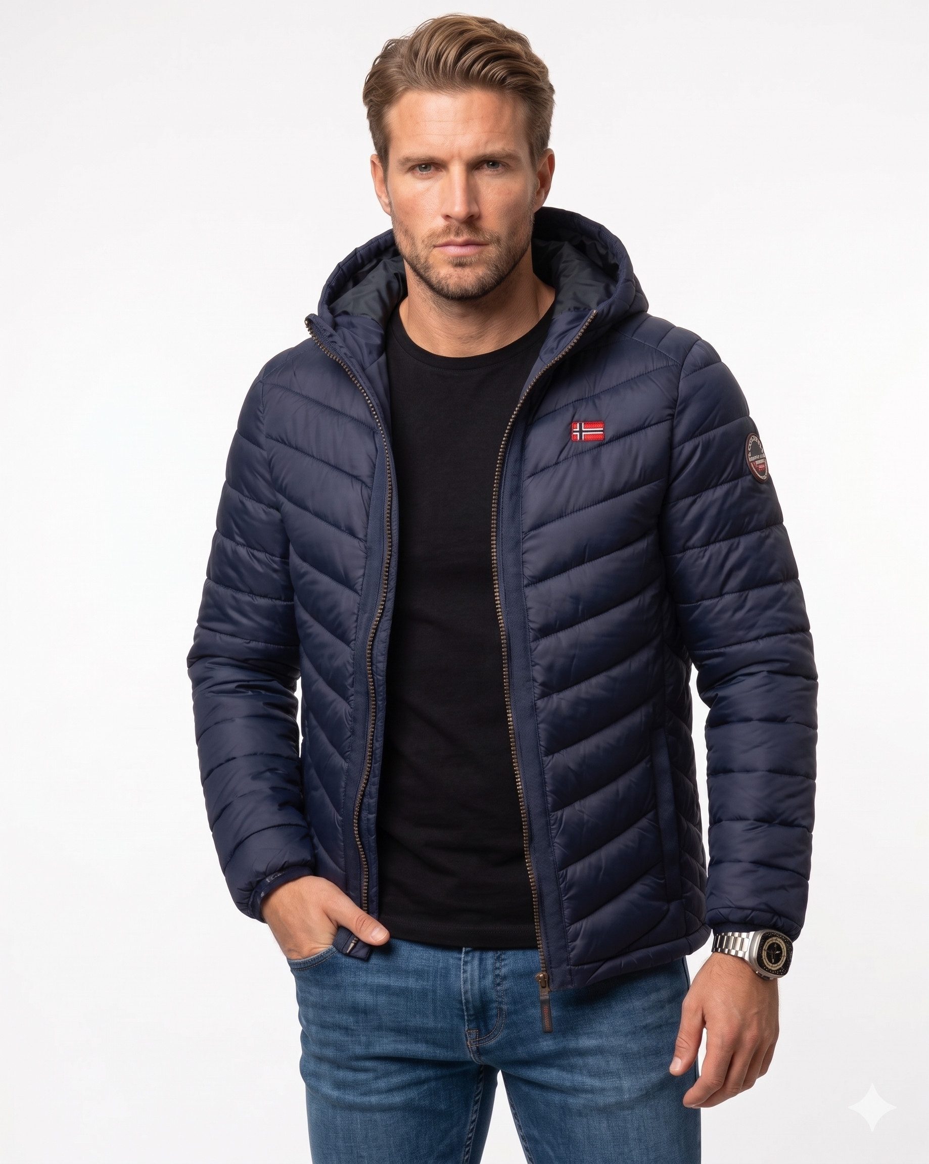 Geographical Norway Steppjacke leichte Übergangsjacke für Frühling & Herbst