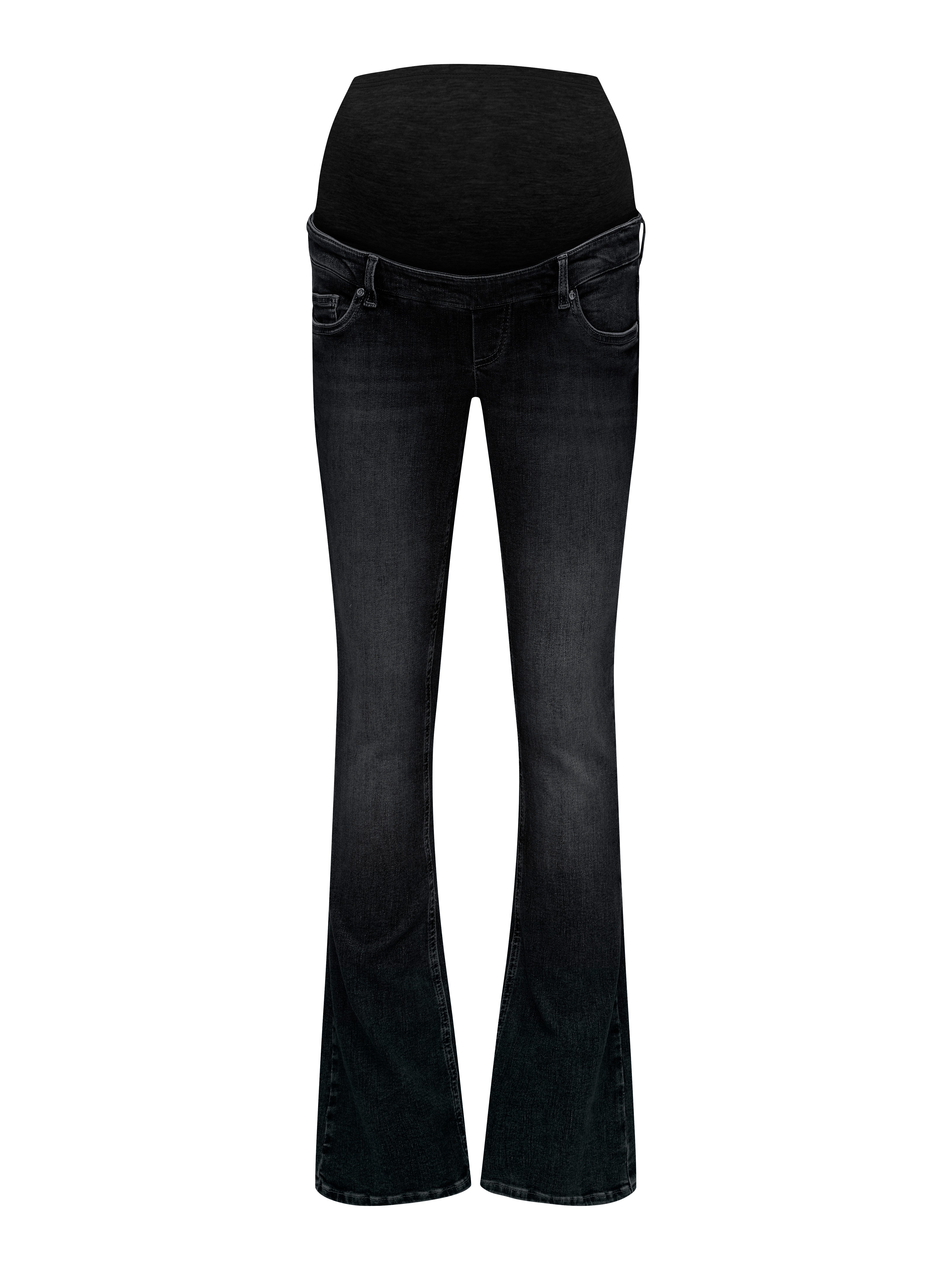 ONLY MATERNITY Bootcut-Jeans OLMBLUSH MID WAIST FLARED DNM BOX NOOS – Bild 4 von 5