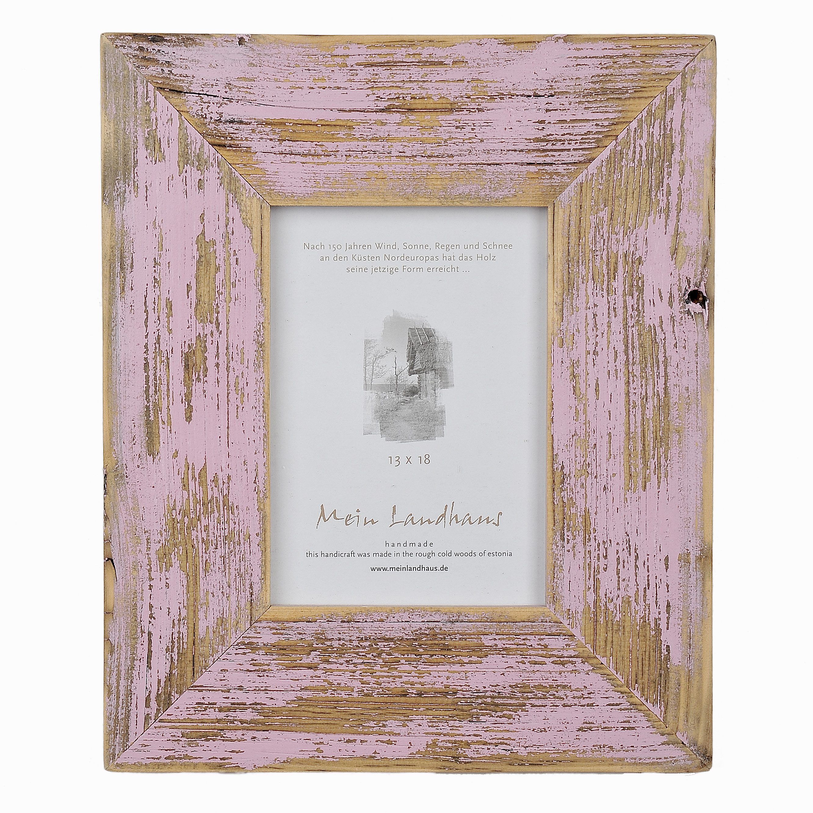 Mein Landhaus Bilderrahmen Landhaus Bilderrahmen Alt-Holz Rose 7 cm
