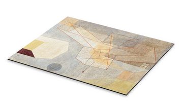 Posterlounge Alu-Dibond-Druck Paul Klee, Gleitendes, Rustikal Malerei