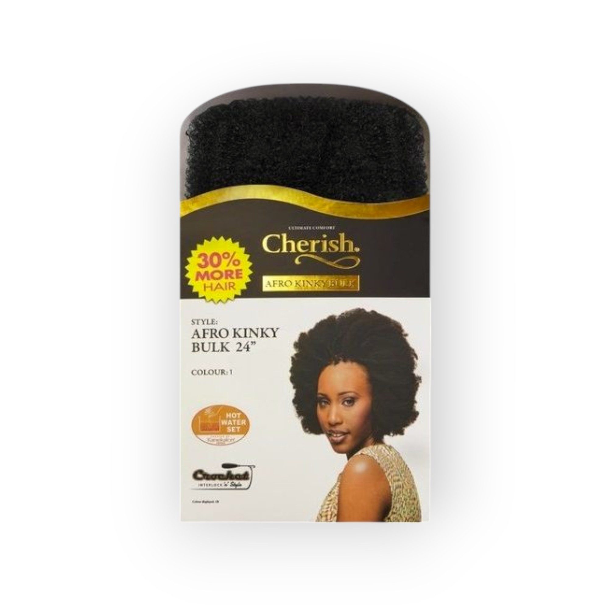 Mamado Kunsthaar-Extension Cherish Bulk - Afro Kinky Bulk 24"