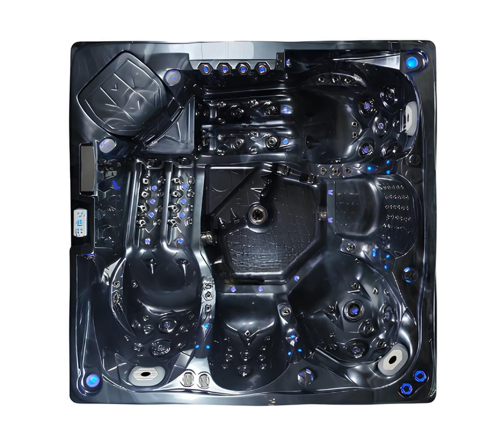 JVmoebel Whirlpool-Badewanne Whirlpool Blubberbad Hydromassagewanne Spa-Bad Whirlwanne 230x230cm, Made in Europe