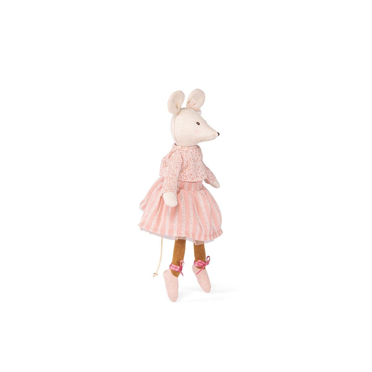 Moulin Roty Stoffpuppe Spielpuppe Maus Anna 28cm Stofftier Ballerina Glitzer