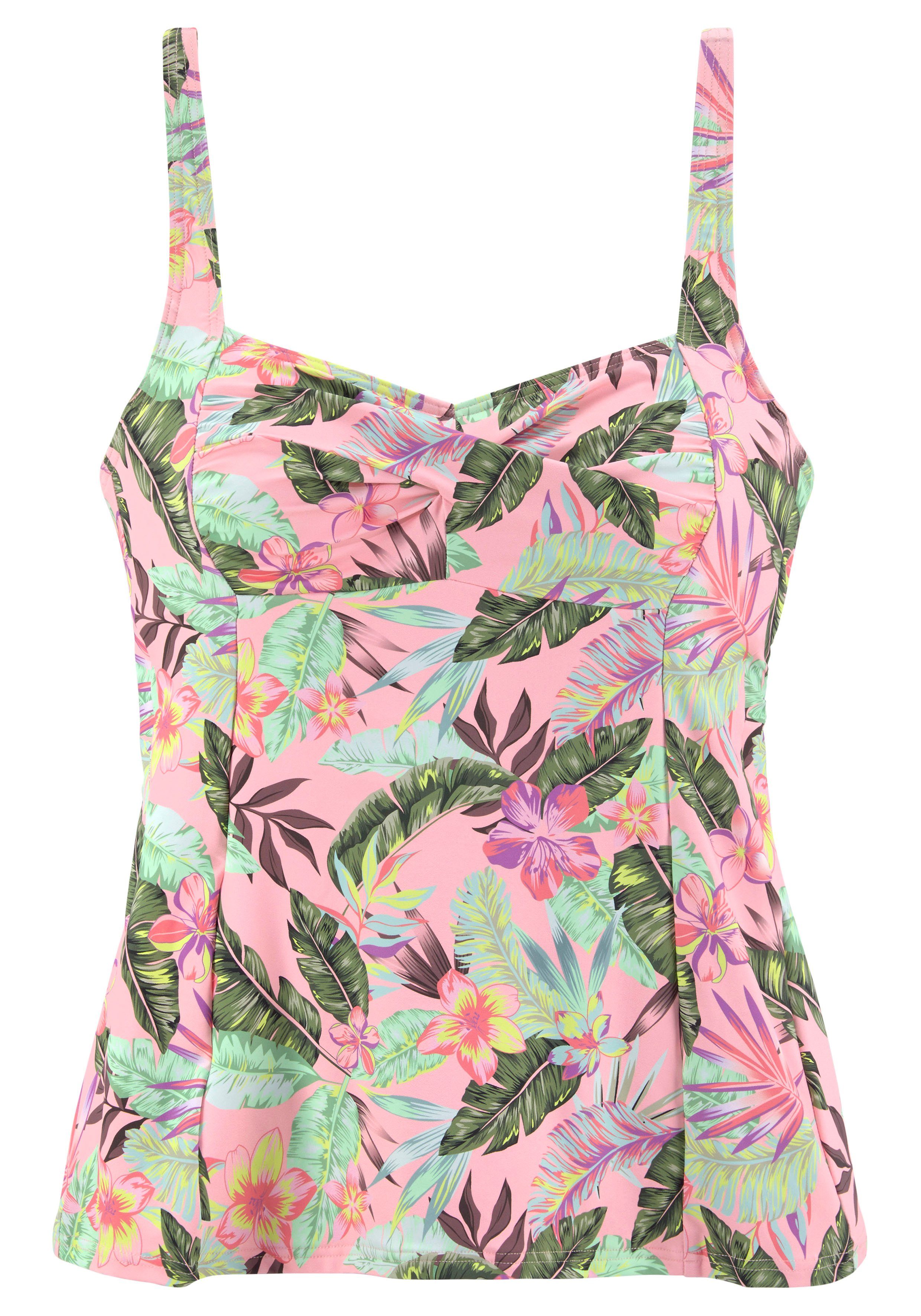 s.Oliver Bügel-Tankini-Top Azalea, mit tropischem Druck günstig online kaufen
