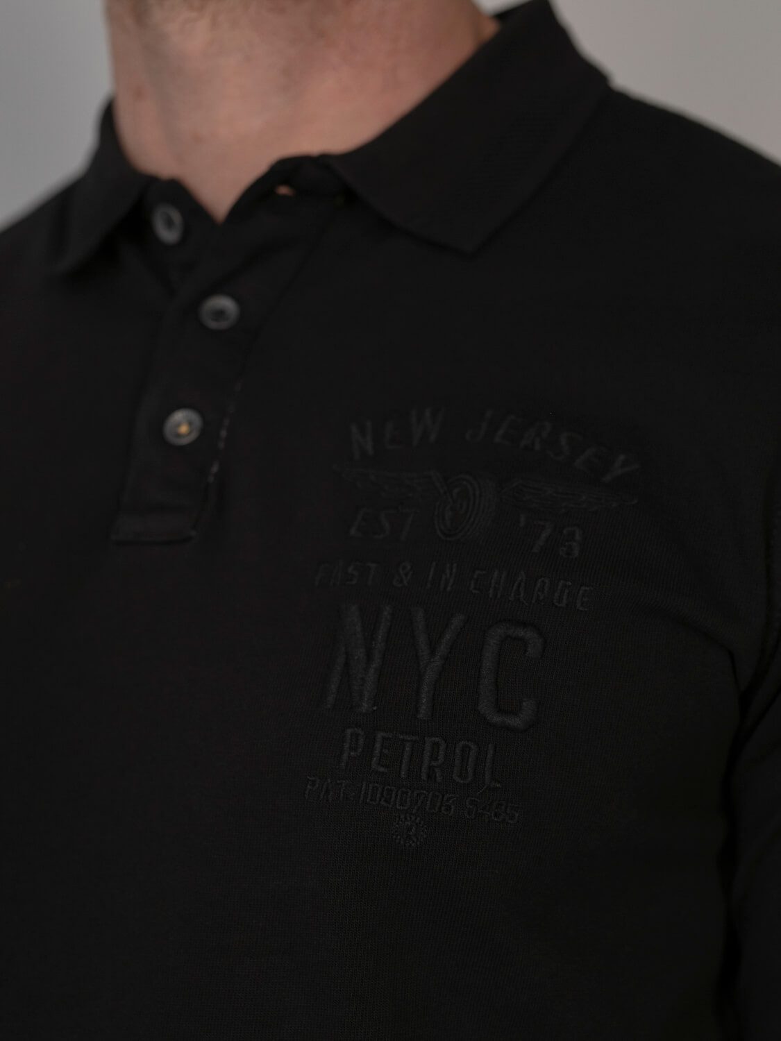 Petrol Industries Langarmshirt Men Polo Short Sleeve