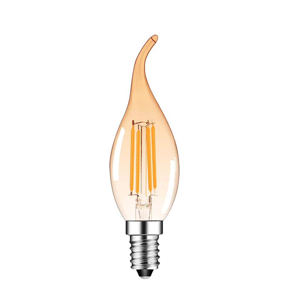 V-TAC LED-Leuchtmittel 4W E14 LED Kerze Vintage Filament Glühbirne Birne Le günstig online kaufen