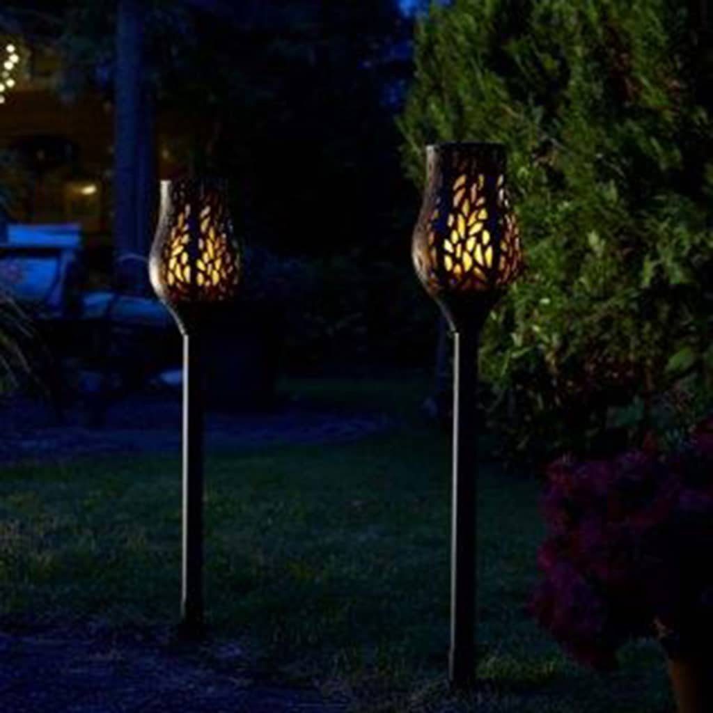 LED-Gartenleuchte Luxform Außen-Wandleuchte Tulip