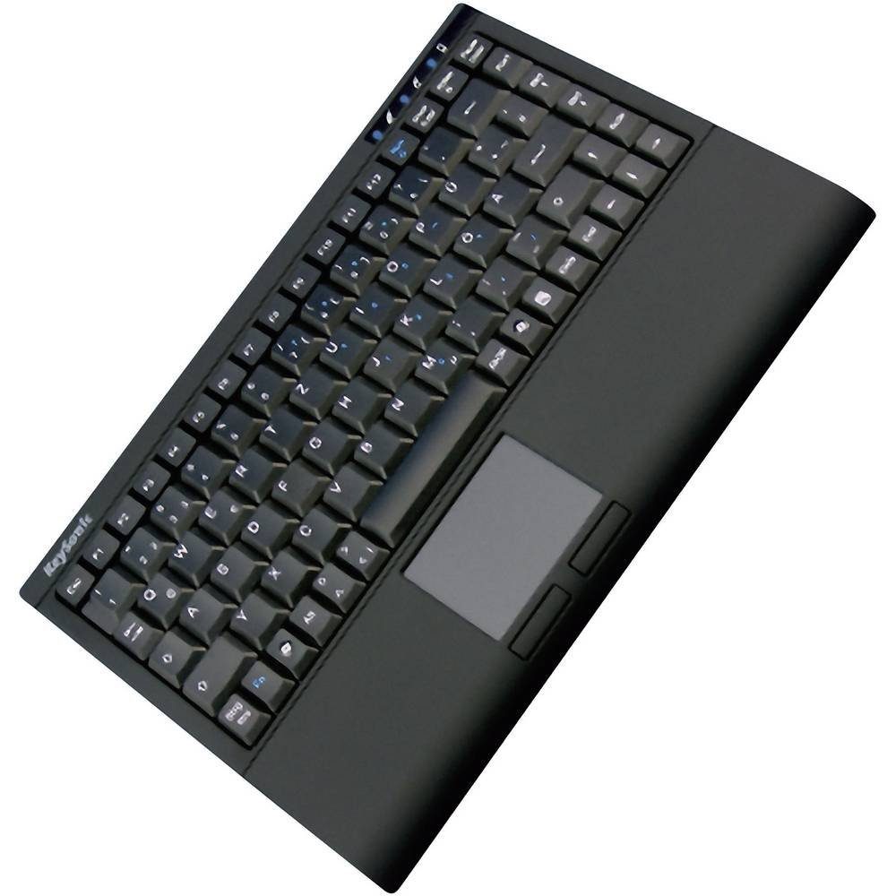 KEYSONIC Tastatur Tastatur (Integriertes Touchpad, Maustasten)