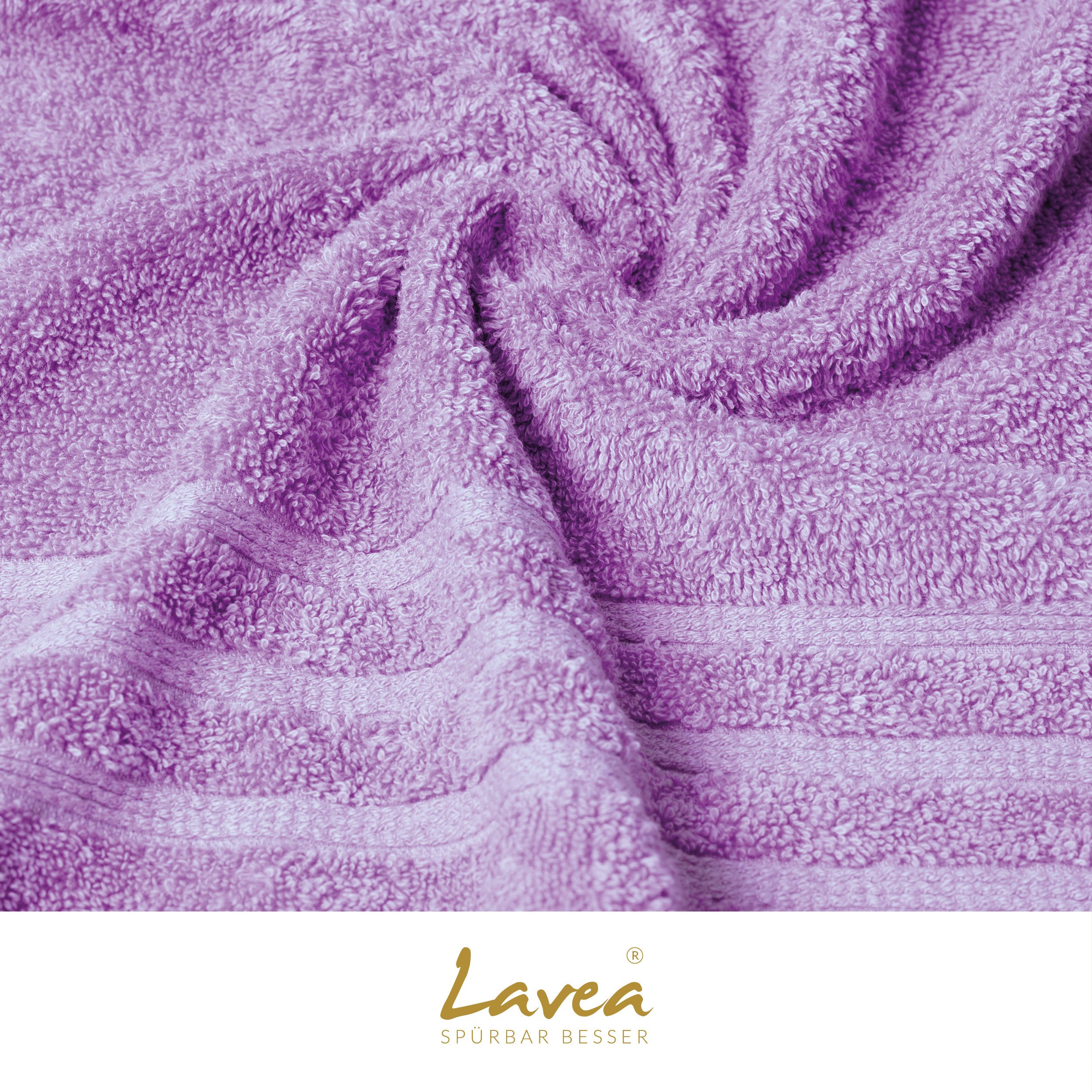 Lavea Waschhandschuh Bali Waschlappen 16x22 cm, Waschhandschuhe, kleine Handtücher, Weiches Bio-Baumwollfrottee (Set, 2-St), Gesichtshandtücher, GOTS-zertifizie – Bild 5 von 5