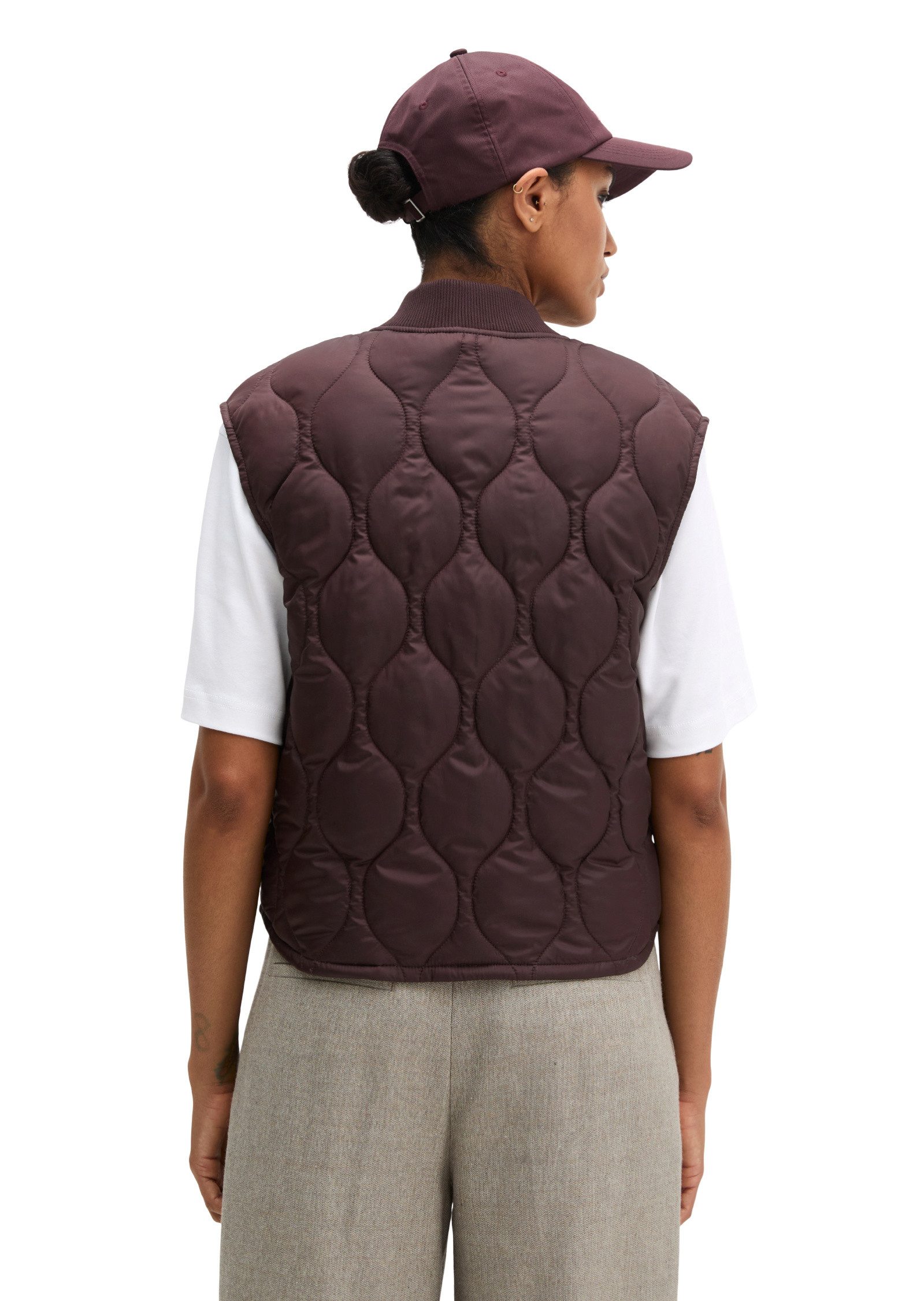 Marc O'Polo Steppweste aus recyceltem Polyester