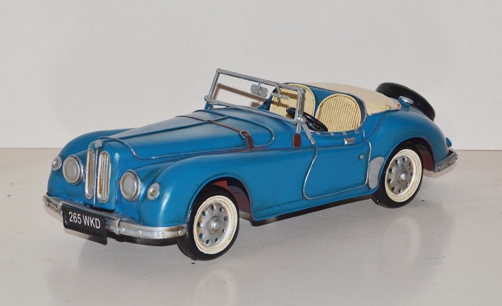 Modellauto Modellauto BMW 328 Touring Coupé blau Modellwagen Oldtimer L 31 cm