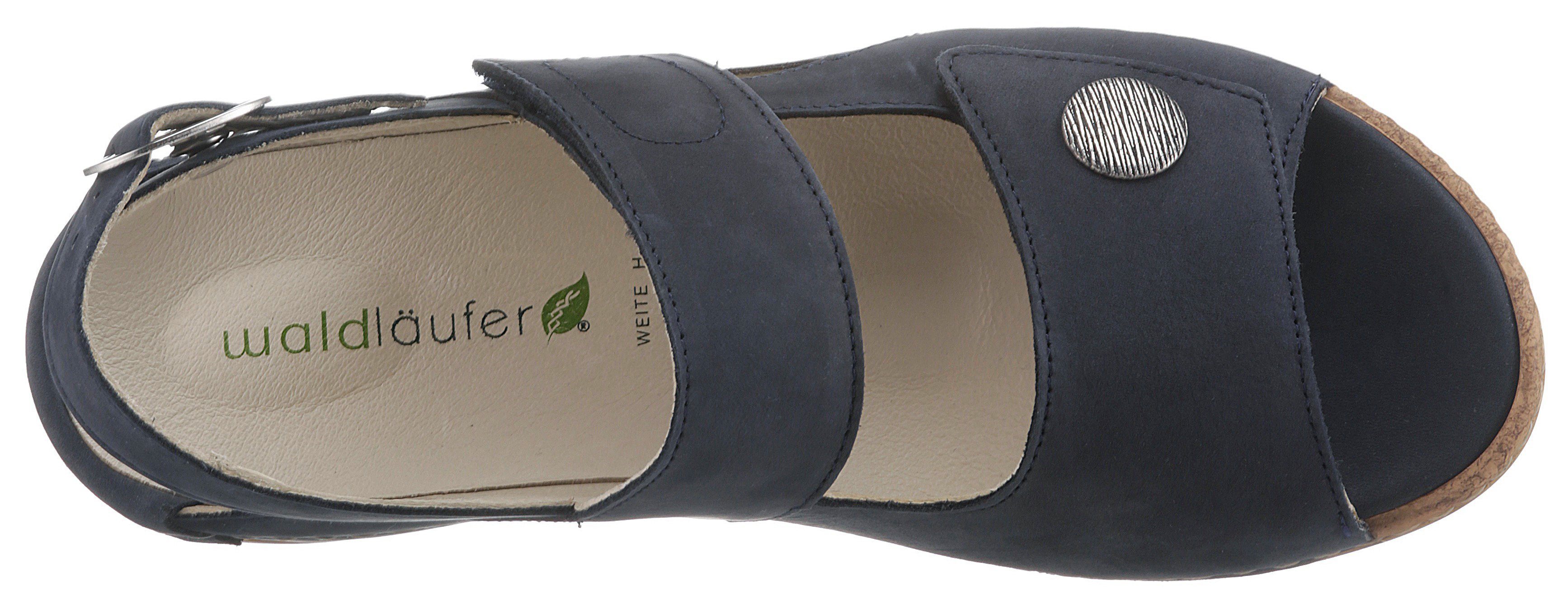 Waldläufer HELIETT Riemchensandale, Sommerschuh, Sandalette, Keilabsatz, mit Wechselfußbett, H-Weite