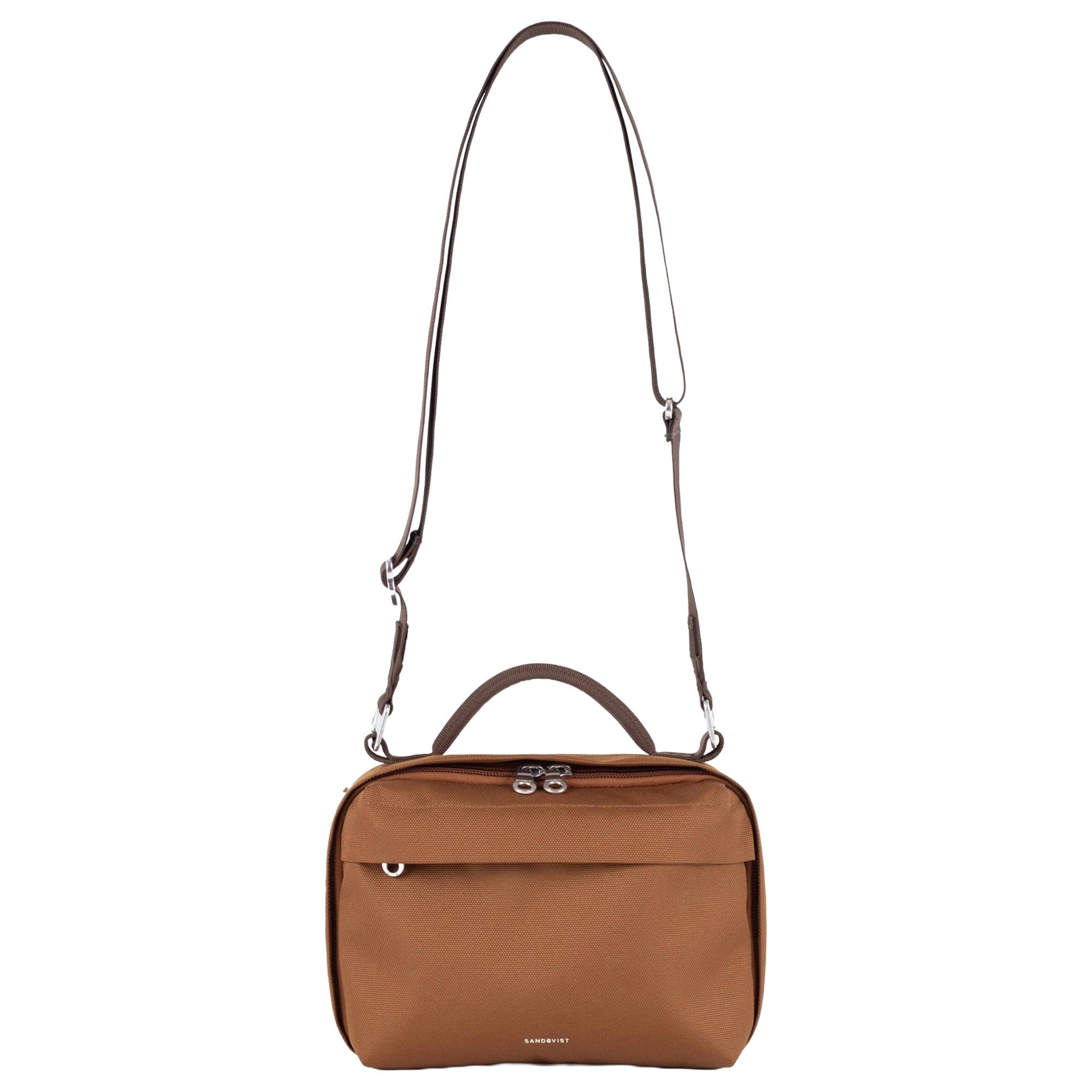 Sandqvist Umhängetasche GO Travel - Umhängetasche 22 cm (sepia brown)