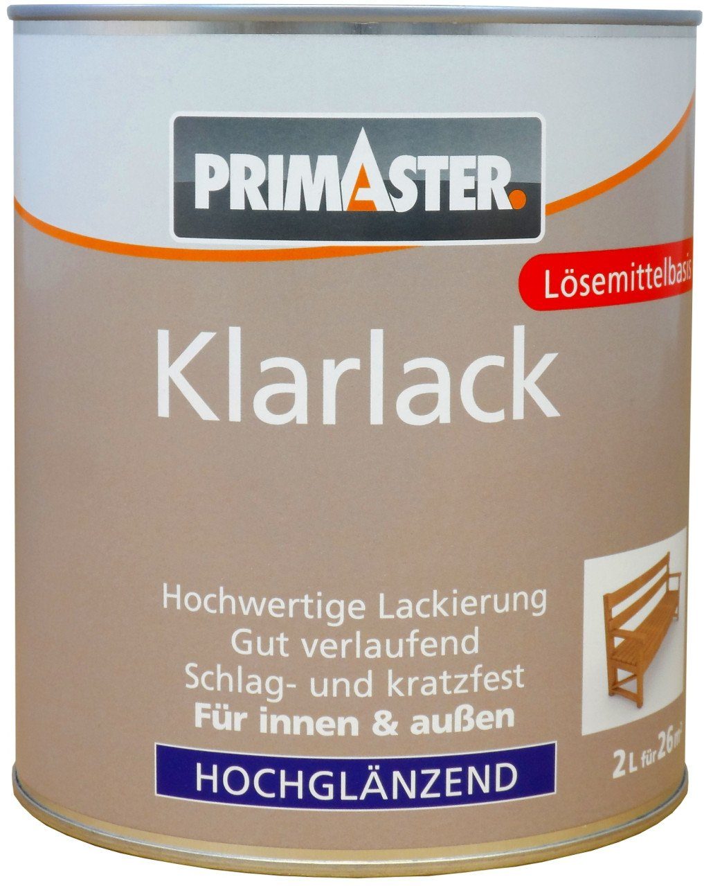 Klarlack Primaster Klarlack 2 L hochglänzend
