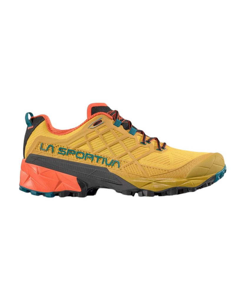 La Sportiva Trail-Laufschuhe Akyra II 2024 gelb/everglade Herren Wanderschuh