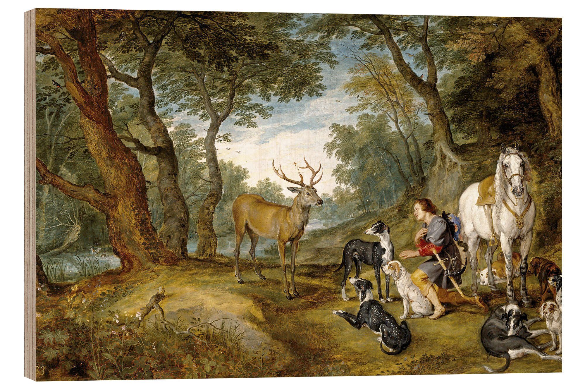 Holzbild Peter Paul Rubens