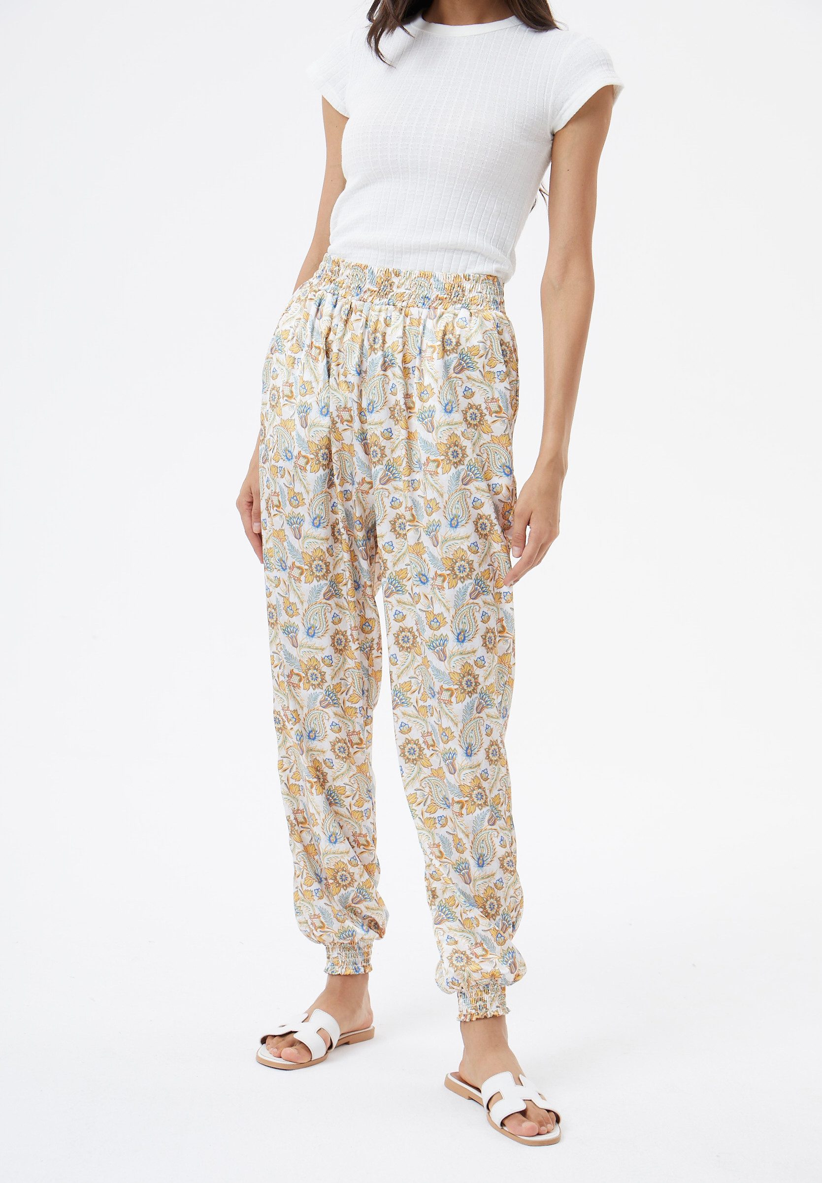 Aiki Keylook Stoffhose Dejavu (1-tlg) mit Beinabschluss