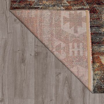 Teppich Wohnzimmer Teppich Vintage Look Kurzflor Abstrakt, TT Home, Läufer, Höhe: 13 mm