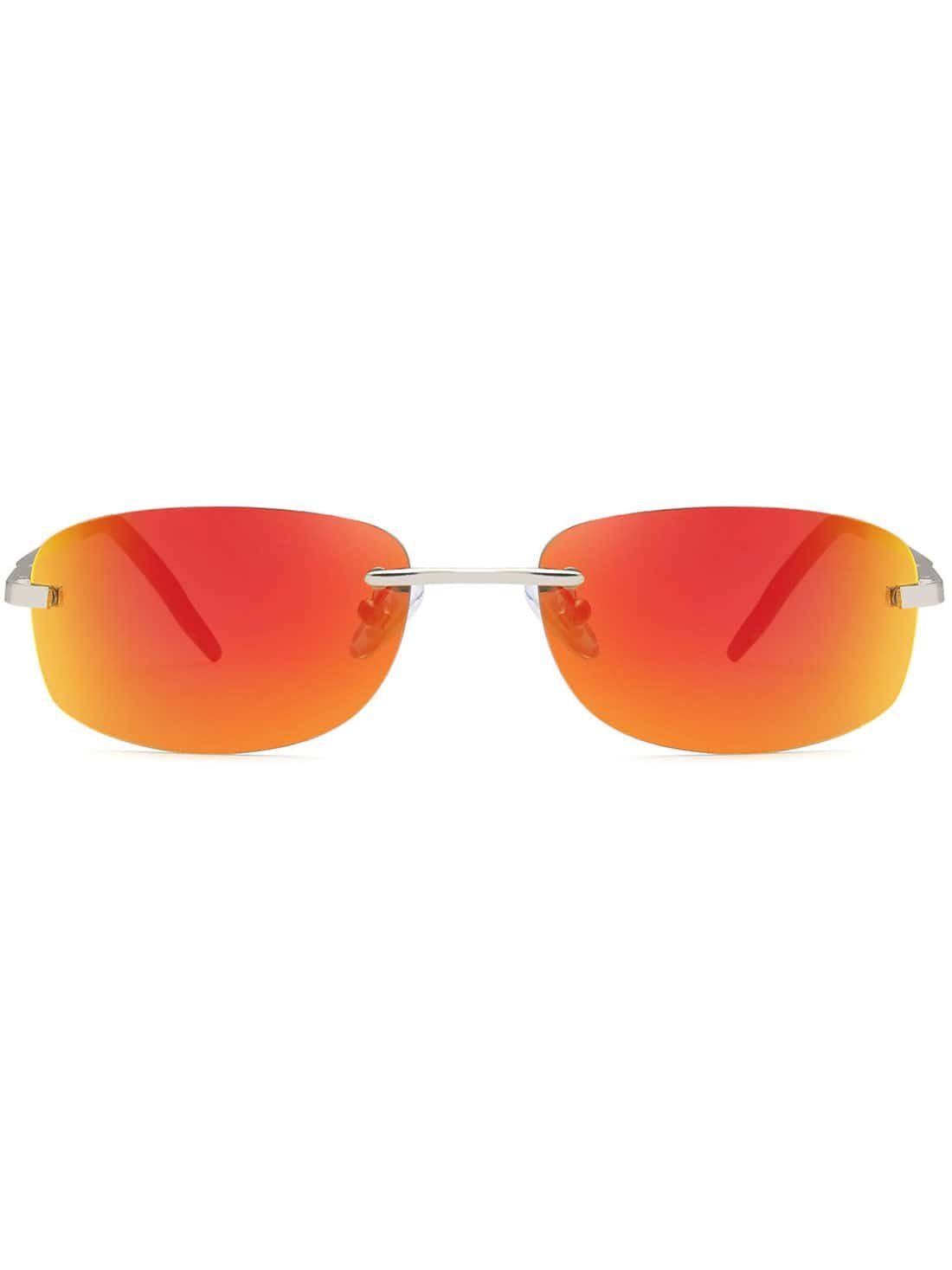 mit BEZLIT Desginer schwarzen Sonnenbrille Sonnenbrille Rot Linsen Herren (1-St) Eyewear