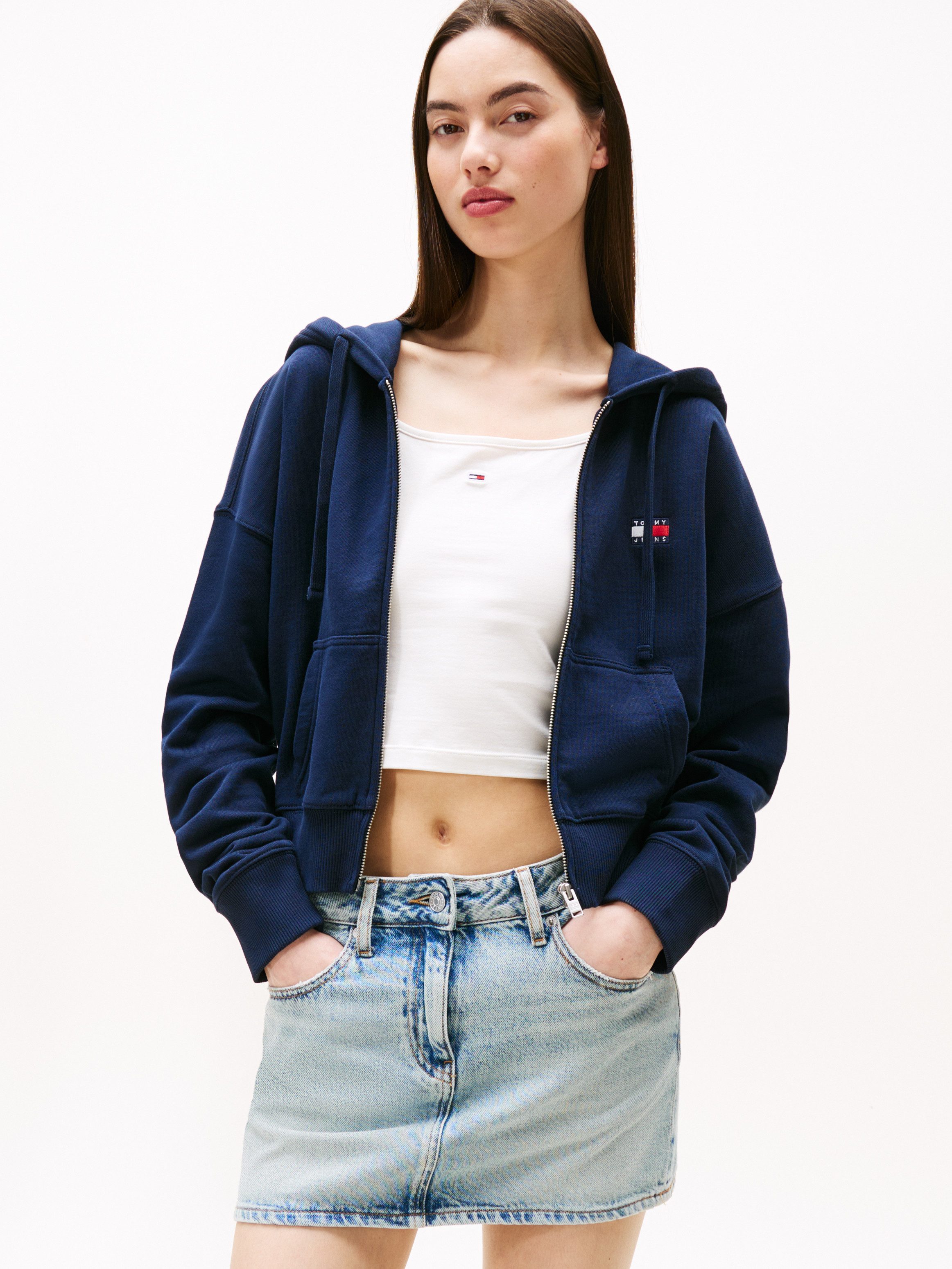 Tommy Jeans Kapuzensweatjacke TJW BXY CRP günstig online kaufen