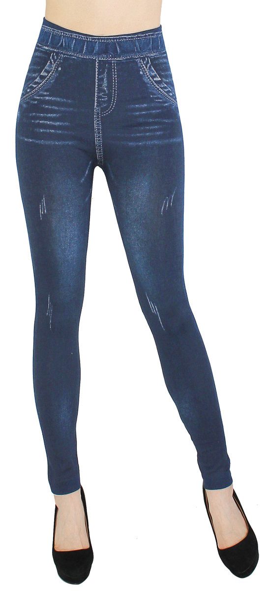 dy_mode Jeggings Damen Leggings in Jeans günstig online kaufen
