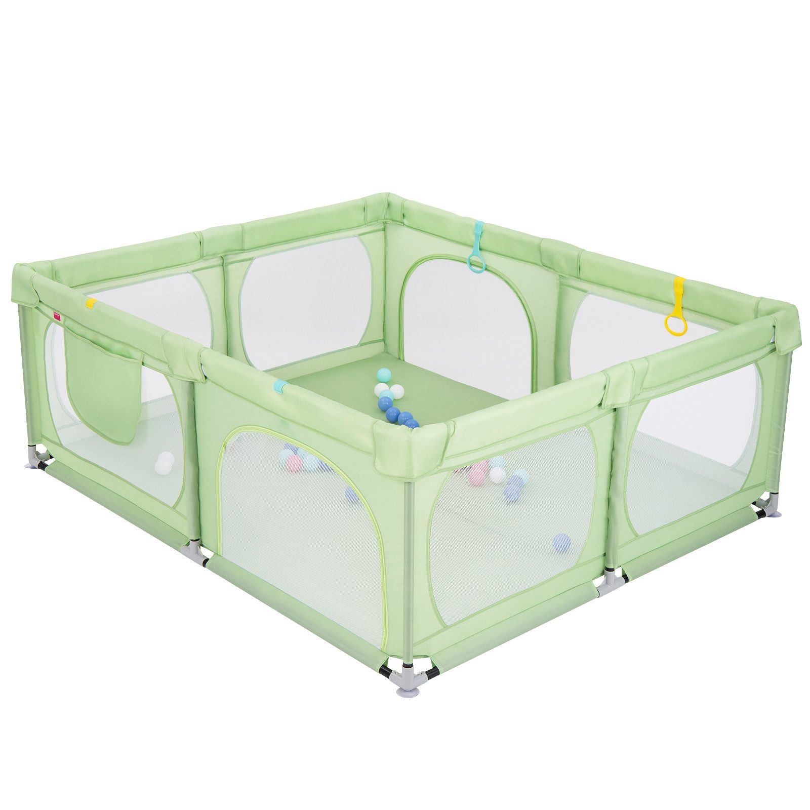 COSTWAY Laufgitter, Laufstall, 189 x 158 günstig online kaufen