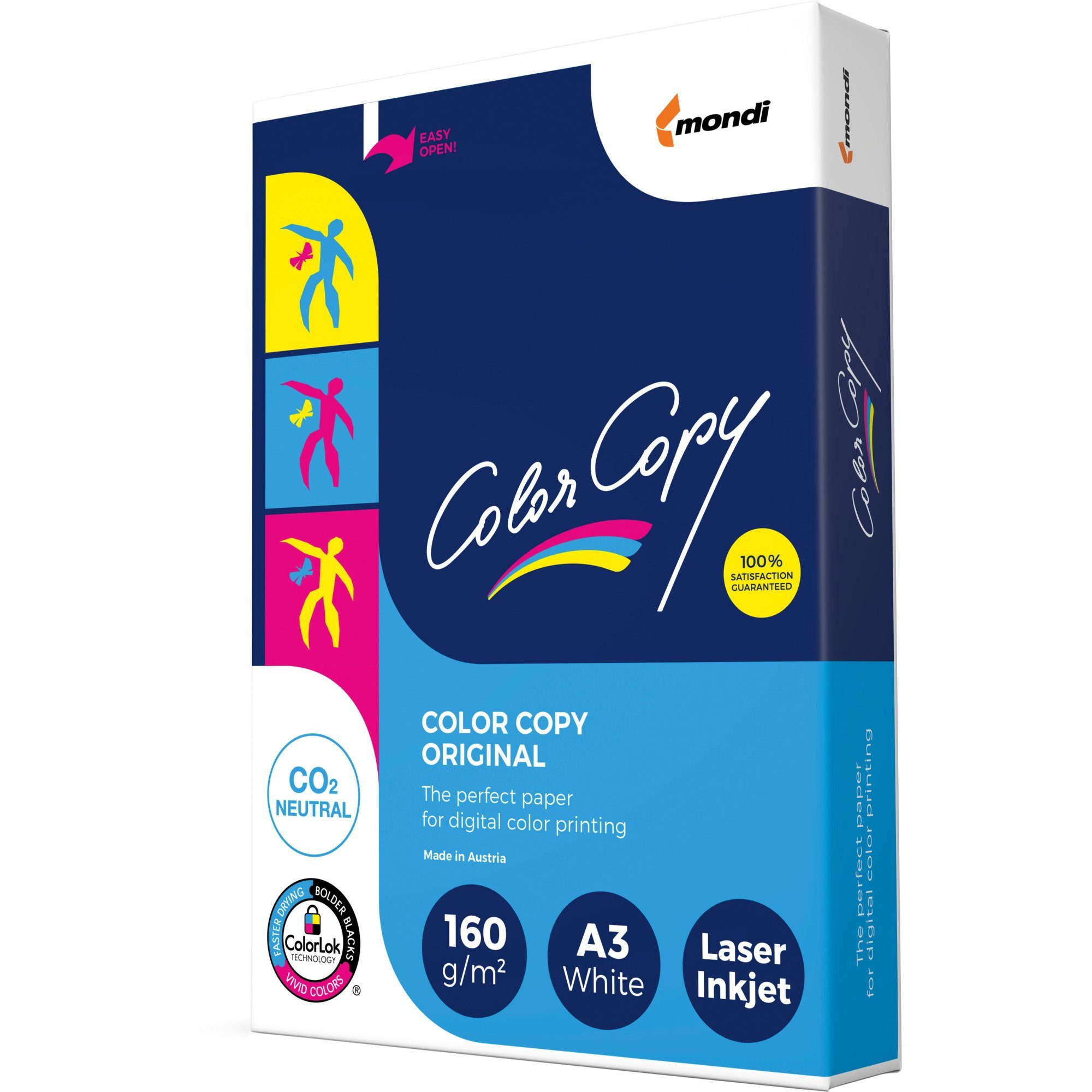 INAPA Drucker- und Kopierpapier Inapa Color Copy 160g 420x297 R, Papier, (DIN A3