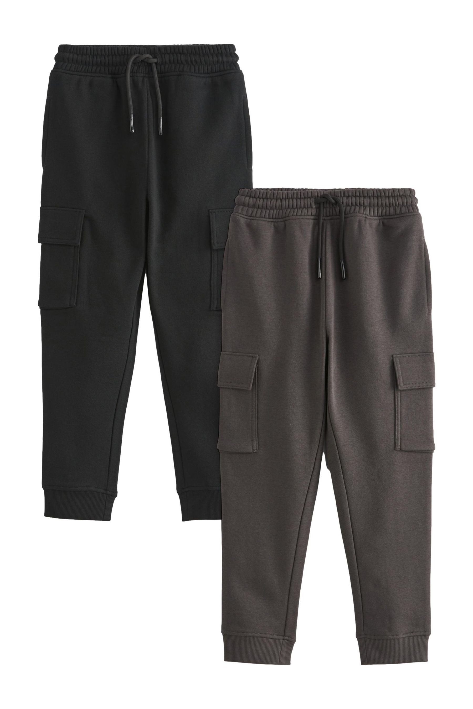Next Jogginghose Slim Fit Cargo-Jogginghose, 2er Pack (2-tlg)