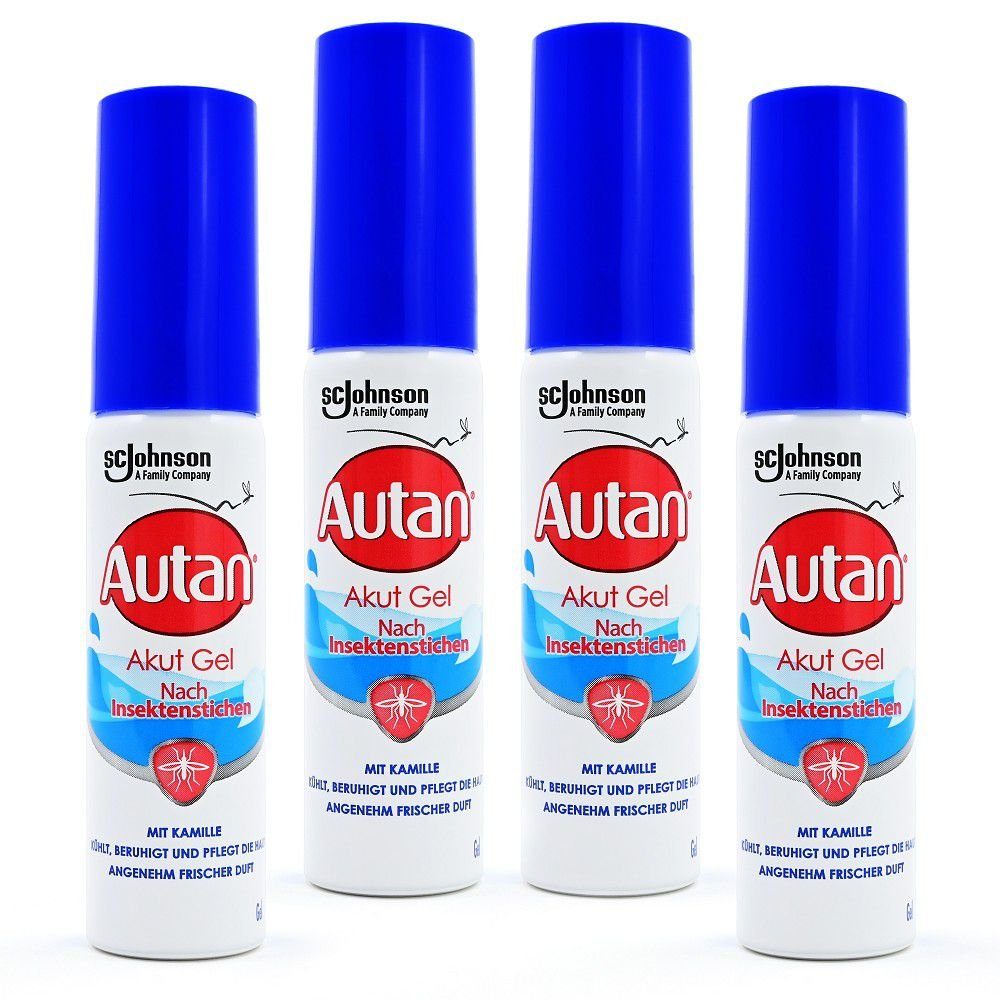 Autan Insektenstichheiler AUTAN Akut Gel 4er Set, 4x 25 ml