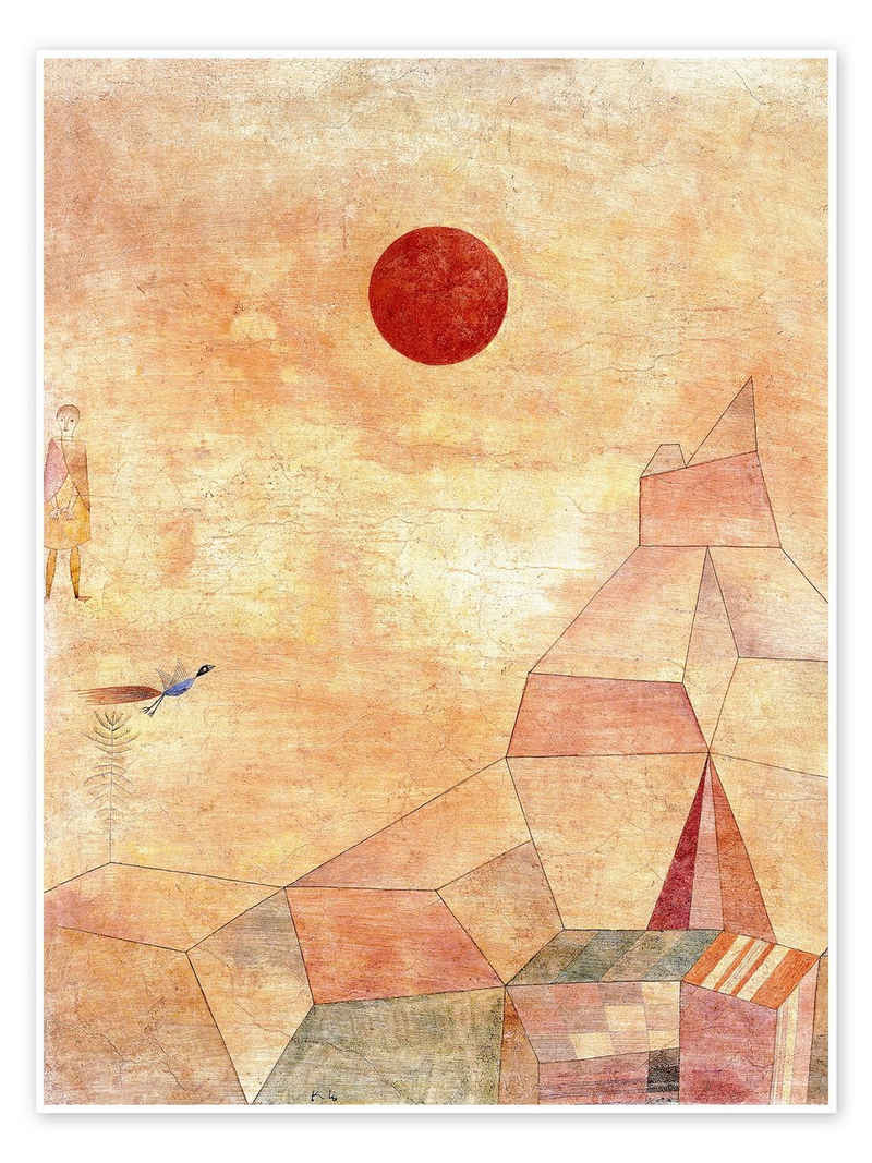 Posterlounge Poster Paul Klee, Märchen, Schlafzimmer Malerei