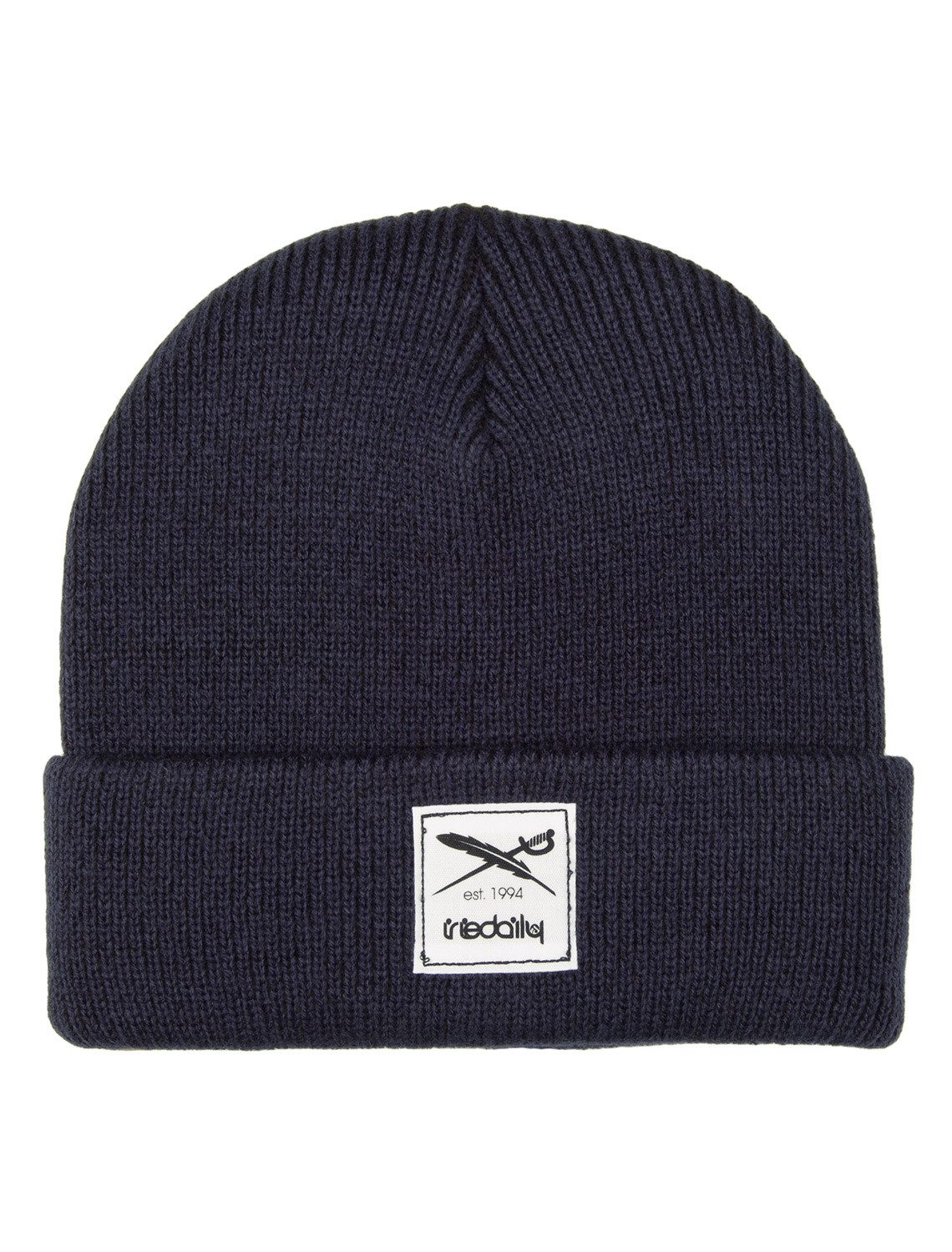 iriedaily Strickmütze Mütze Iriedaily Smurpher Heavy doppelt gelegter Umschlag