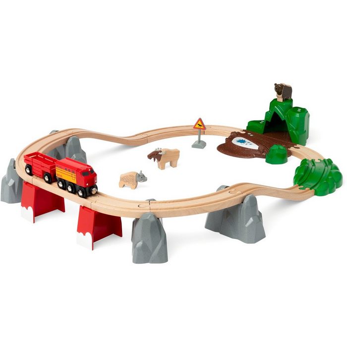 BRIO® Spielzeug-Eisenbahn Nordische Waldtiere (Set) FSC® - schützt Wald - weltweit