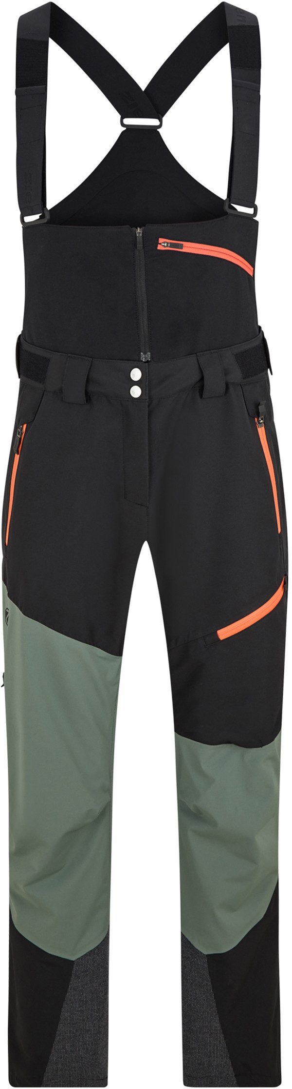 Ziener Skihose ZIENER TRESA BIB Hose black/green mud günstig online kaufen