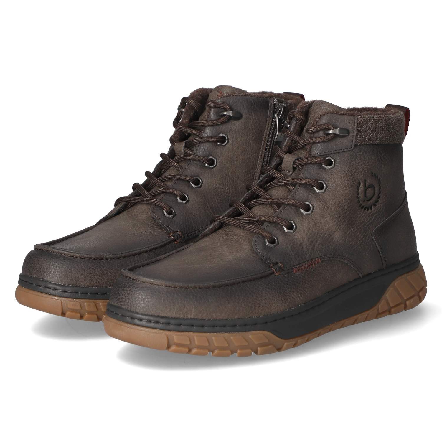 bugatti Bugatti 321AU9305000-6000 Herren Textil & Synthetik brown Schnürstiefel