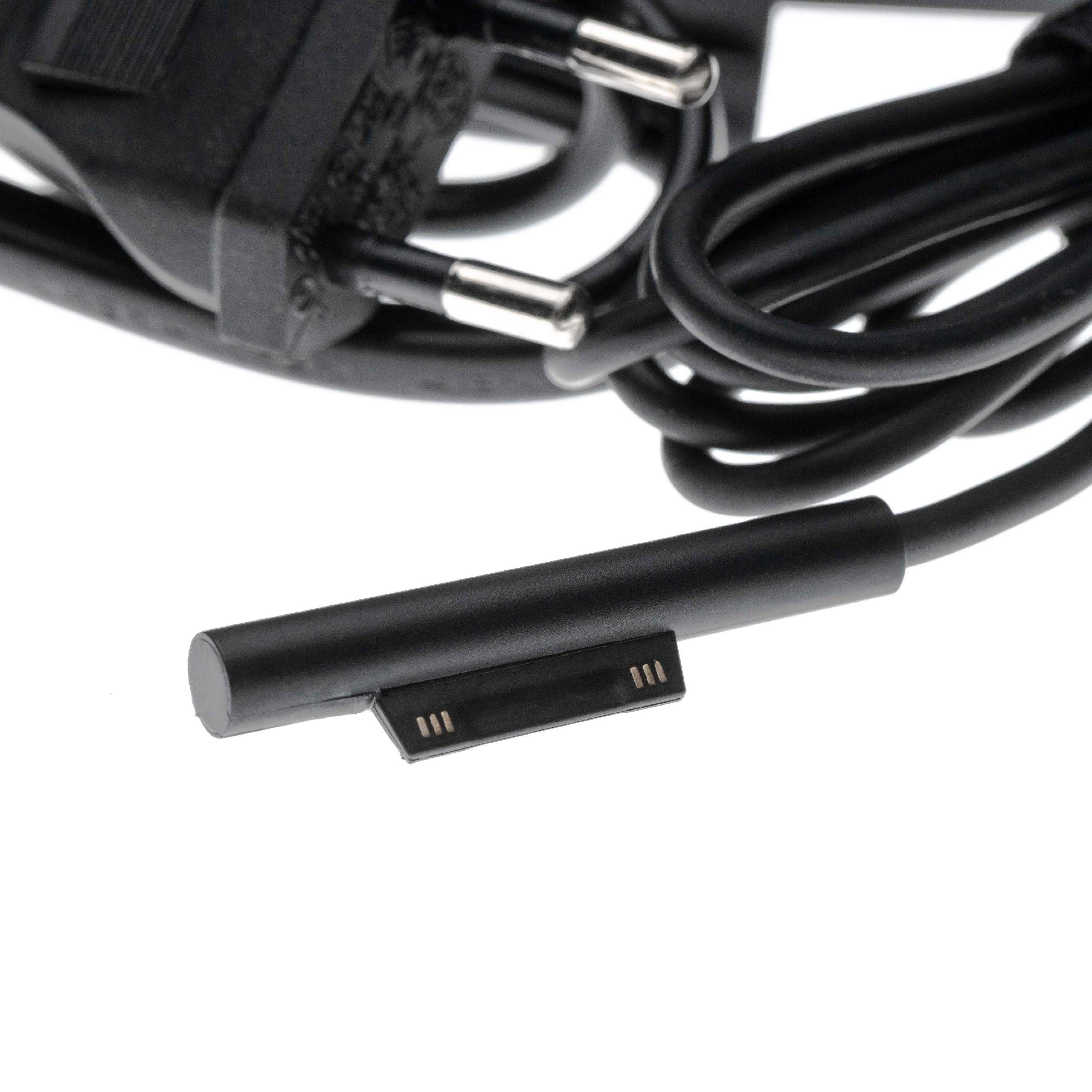 vhbw passend für Microsoft Surface Pro 3, 4, 5 Tablet / Notebook, Netbook Netzteil