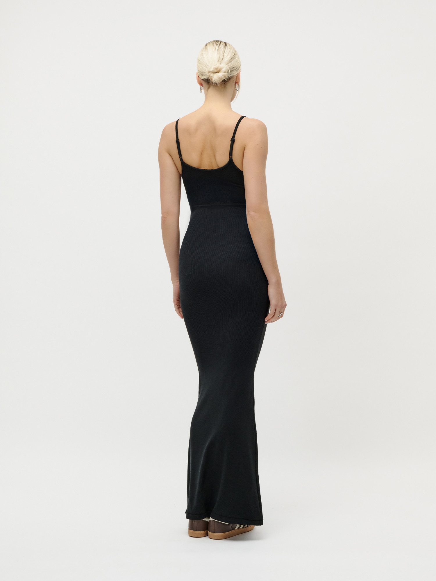 LeGer Maxikleid Corin, LeGer by Lena Gercke gerippter Materialmix, figurbetont