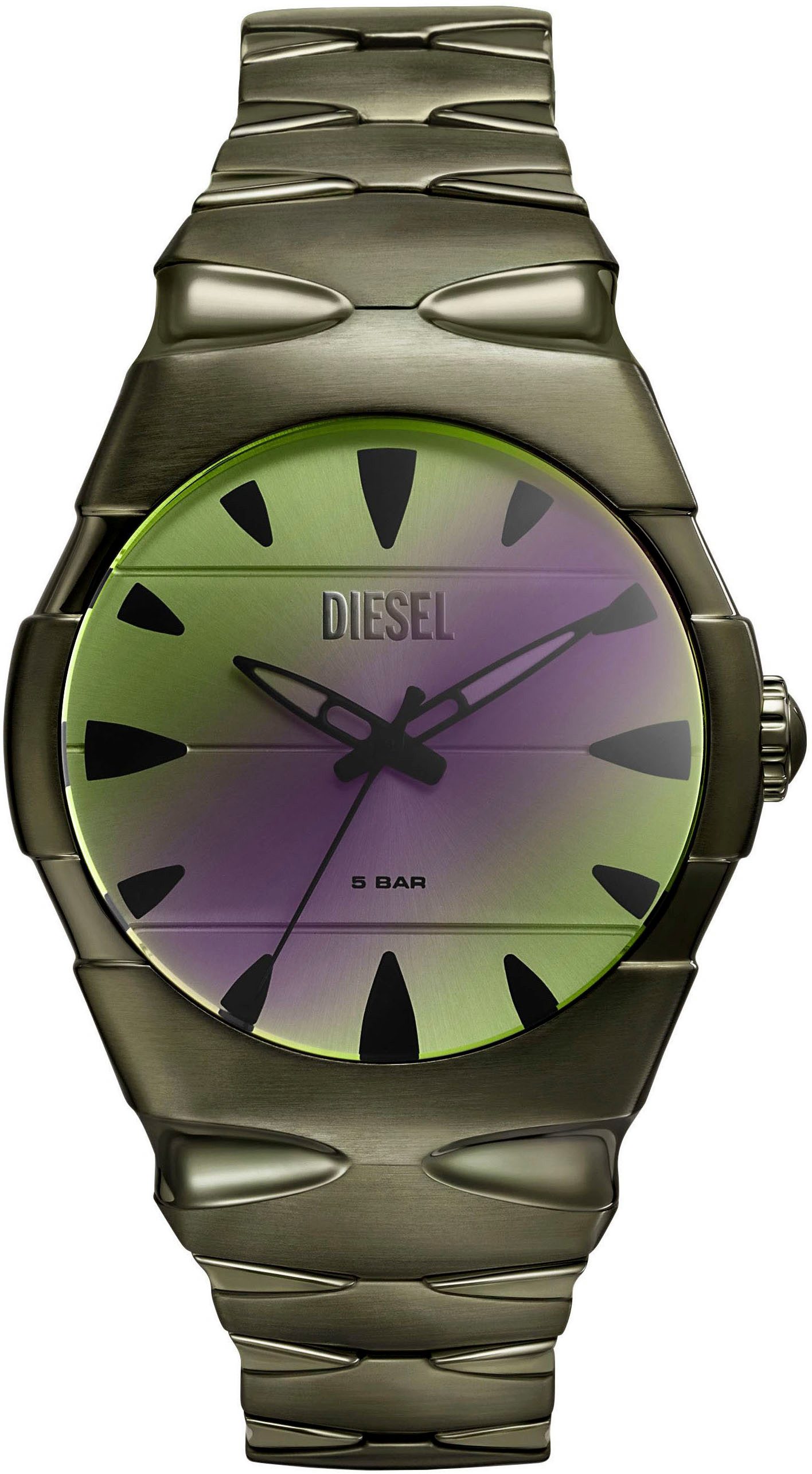 Diesel Quarzuhr D-SRUPTOR DZ2215, Armbanduhr, Herrenuhr, Damenuhr, Edelstahlarmband