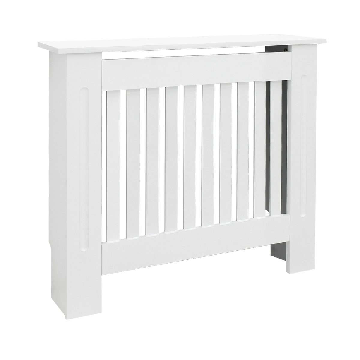 ML-DESIGN Heizungsverkleidung Heizkörperabdeckung aus Holz Heizkörperverkleidung für die Heizung, Zubehör für Heizkörper, Heizungsabdeckung lackiert Landhausstil 78x19x82 cm Weiß aus MDF