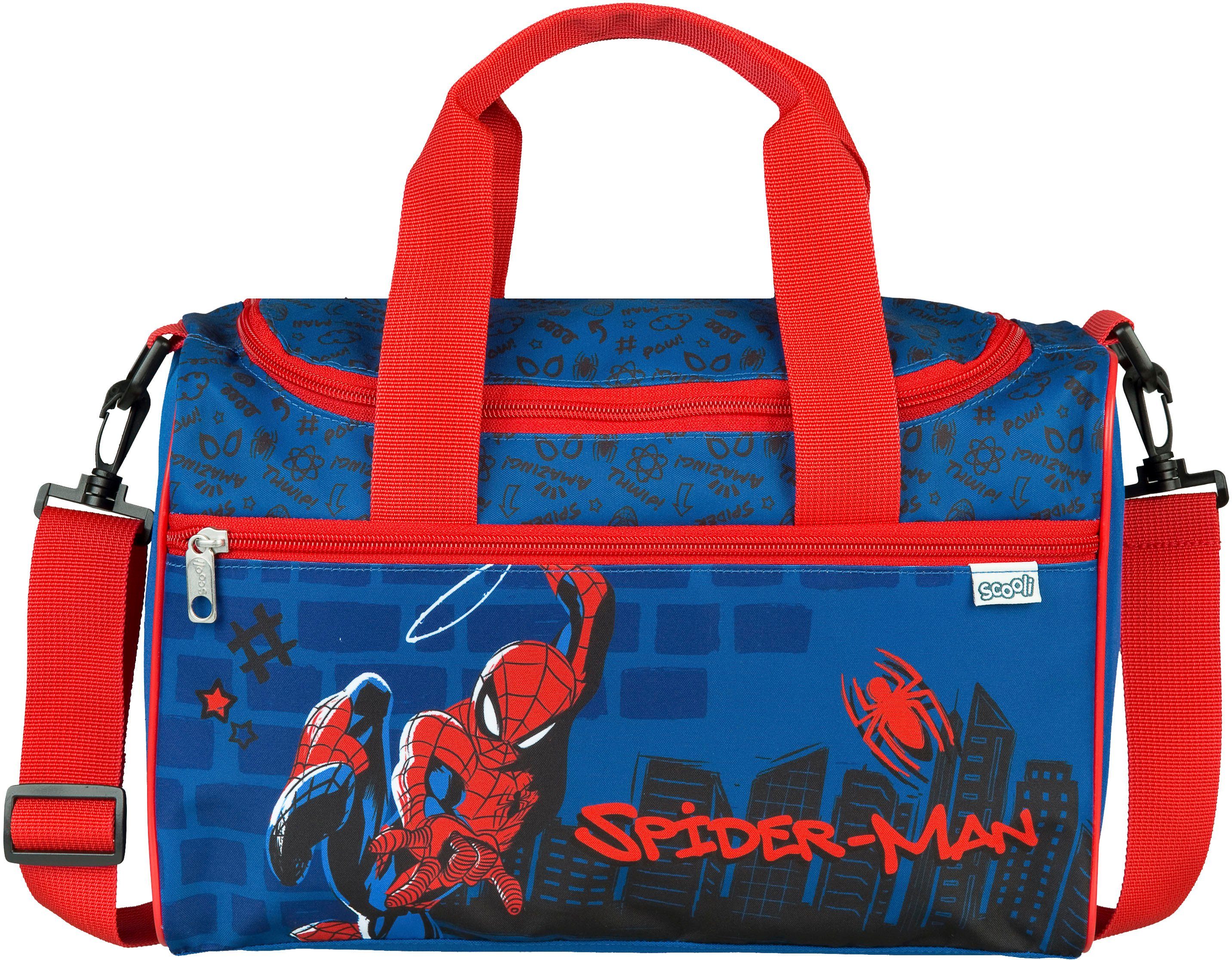 Scooli Sporttasche Spiderman, für Schule und Freizeit