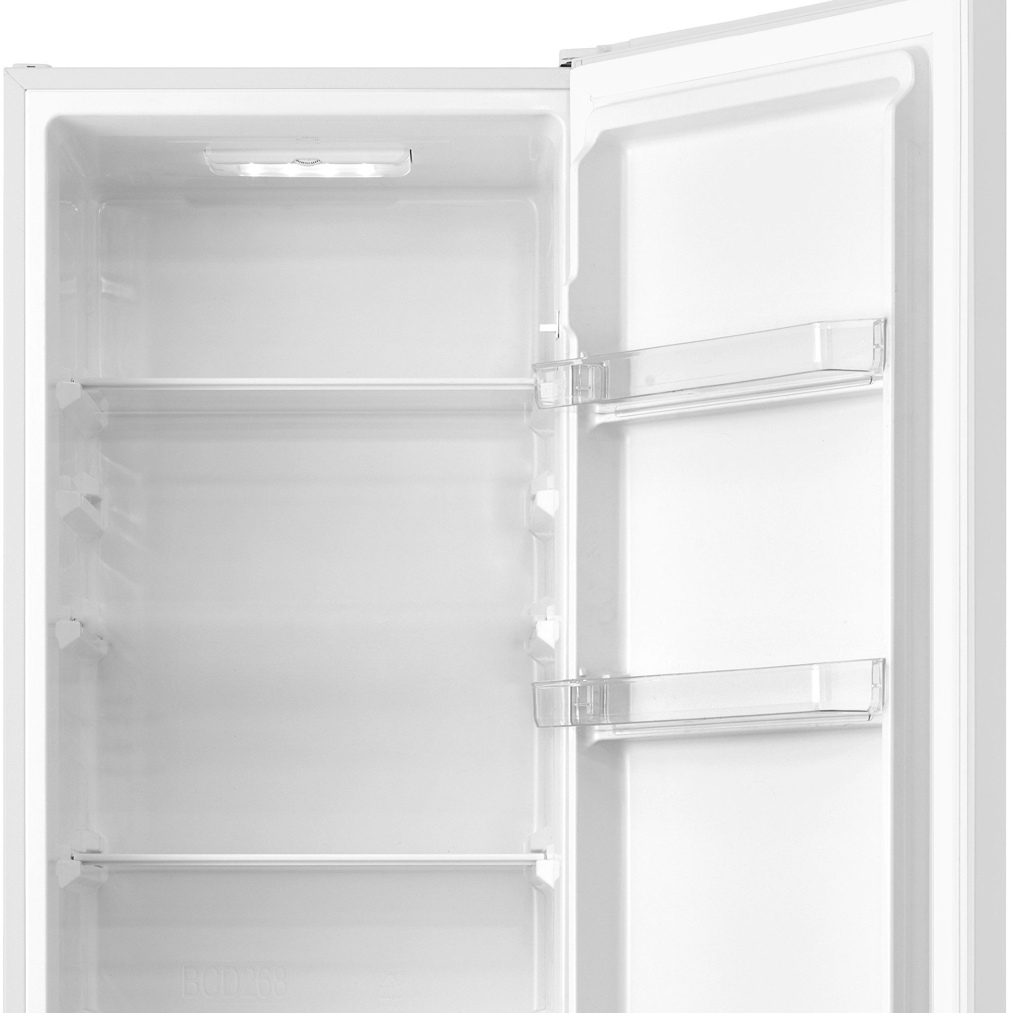 comfee Kühl-/Gefrierkombination RCB359WH2, 177,3 cm hoch, 54,7 cm breit, 55cm cm breit, Wendetür, LED-Beleuchtung, 4 Sterne Gefrierfach