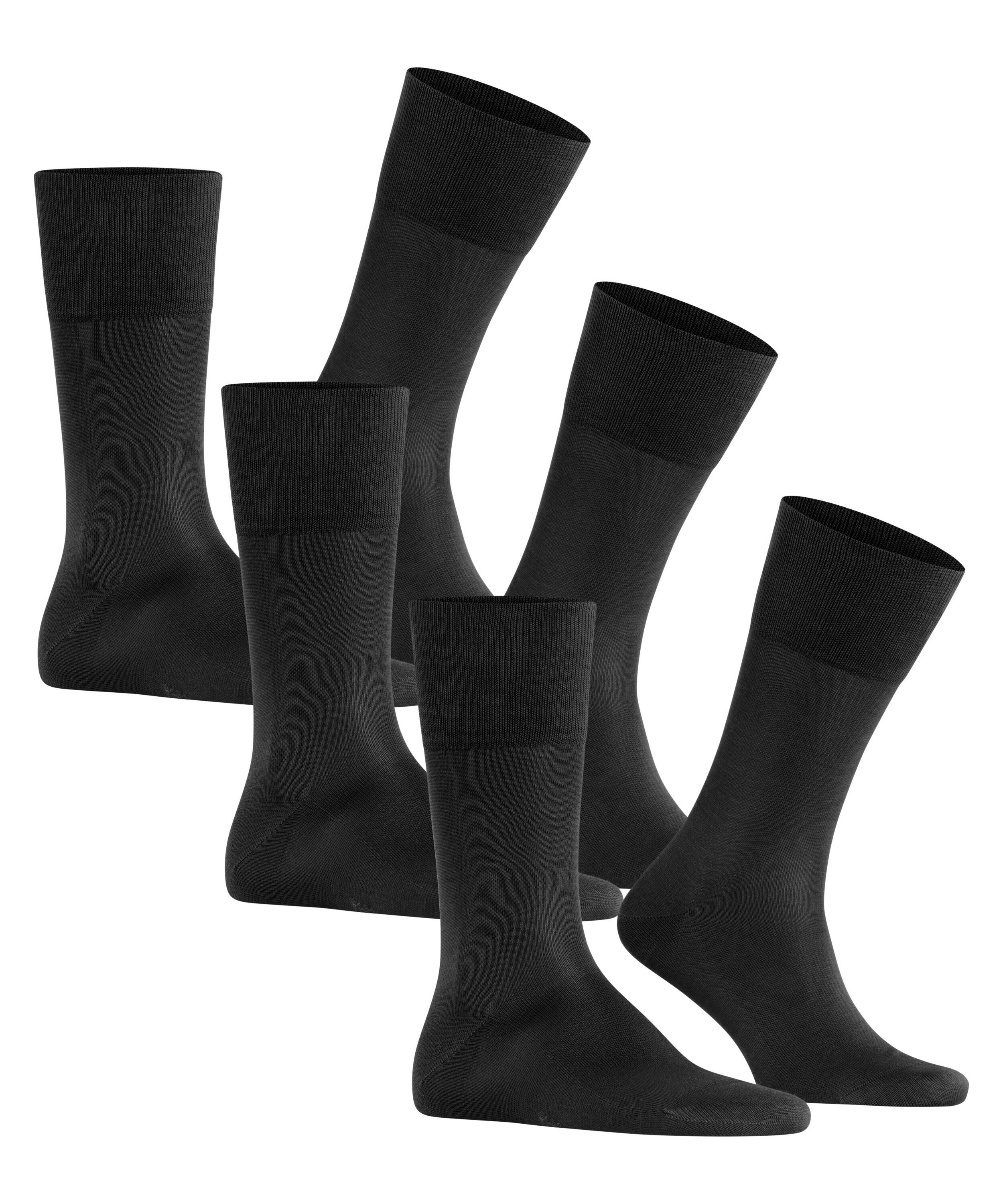 3-Pack (3-Paar) (3000) FALKE Socken black Tiago