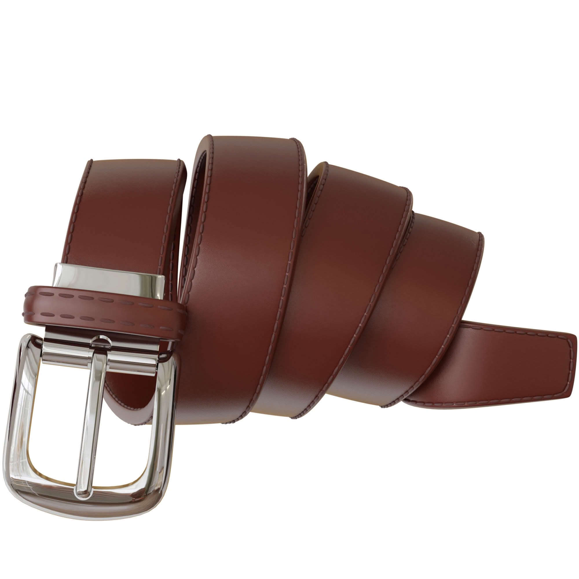KMISSO Ledergürtel Damen Spalt Leder Gürtel 30mm Sommer Farben Silberne Schließe 30696 (1-St) im eleganten Look