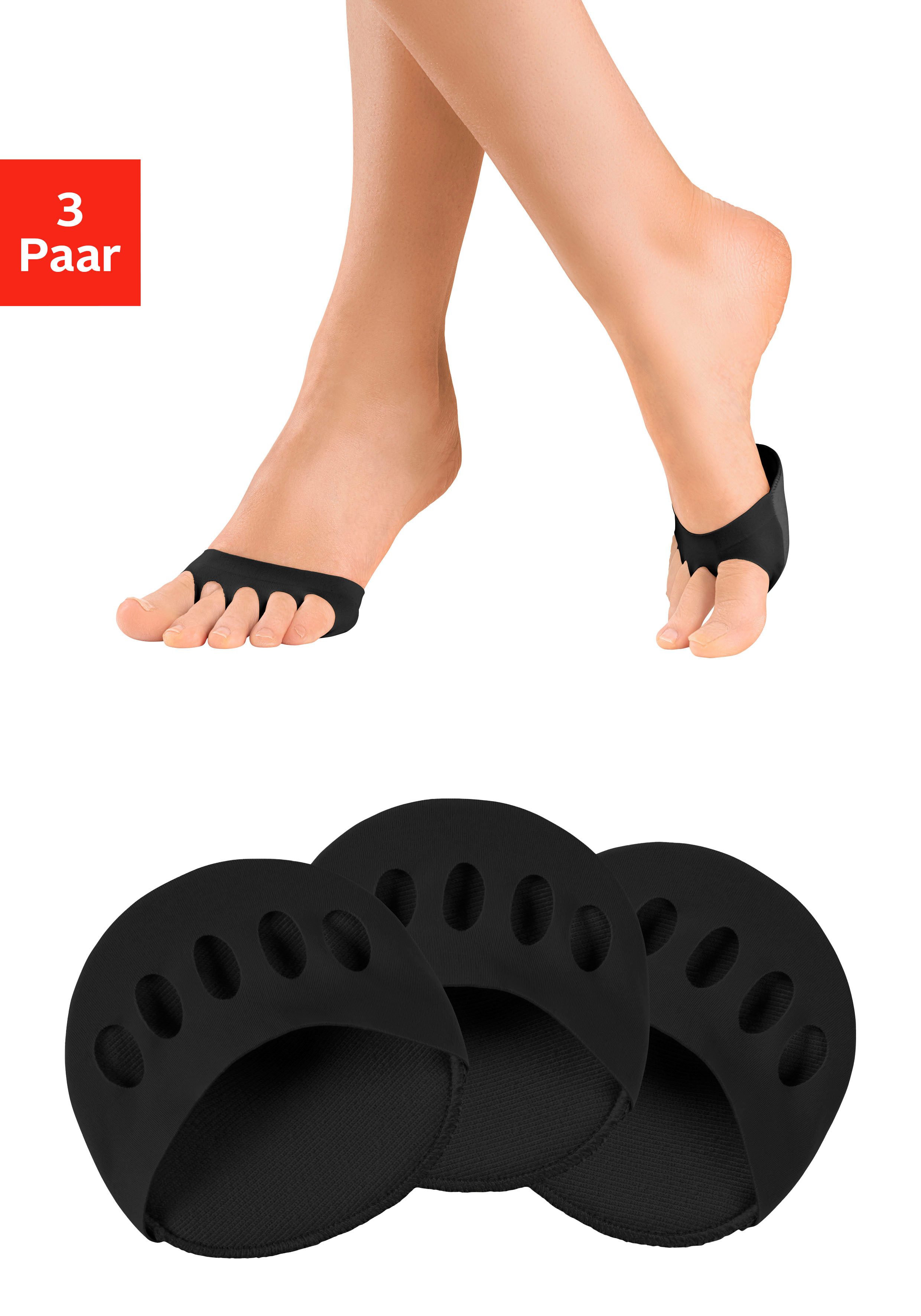 Vivance Zehlinge (Packung, 3-Paar) mit Vorfußpolster für hohe Schuhe günstig online kaufen