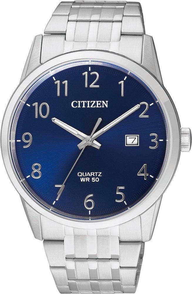 Citizen Quarzuhr BI5000-52L, Armbanduhr, Herrenuhr, Damenuhr, Edelstahlarmband, Datum