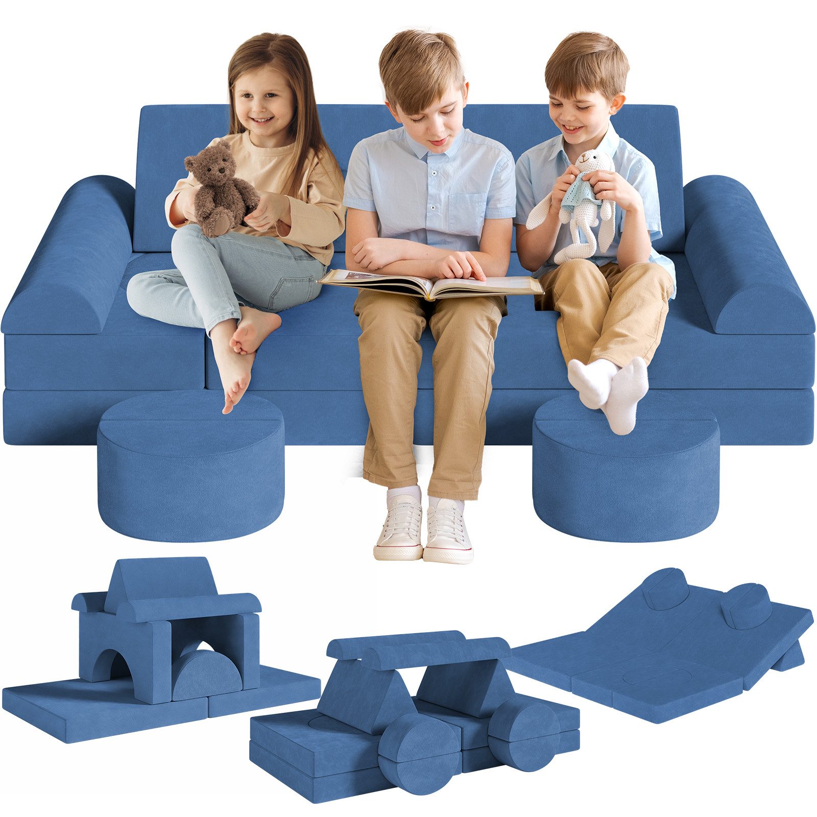 TLGREEN Kindersofa Modulare Kinderspielcouch, Spielsofa für günstig online kaufen