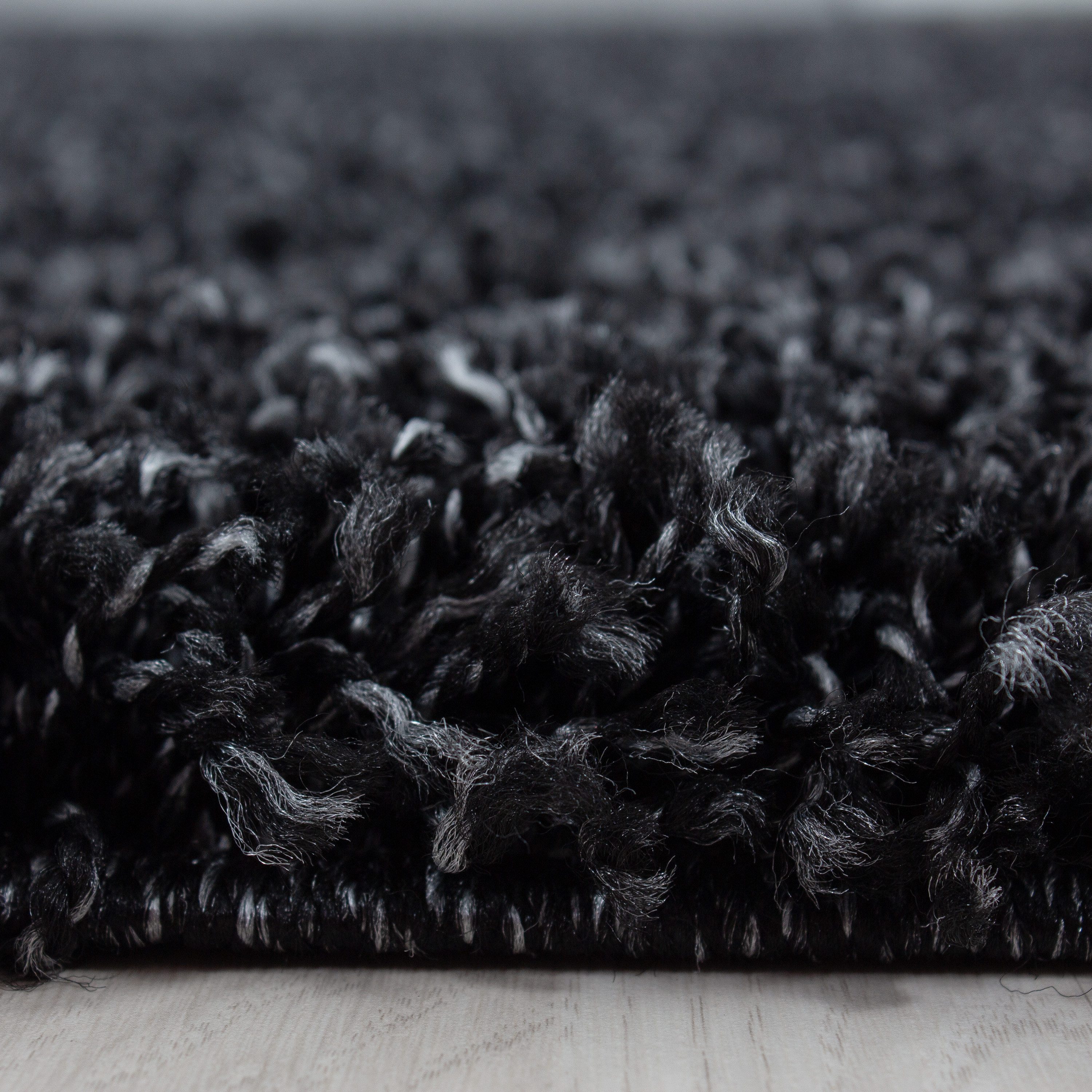 Carpettex Hochflor-Teppich Unicolor - Einfarbig, Rund, günstig online kaufen