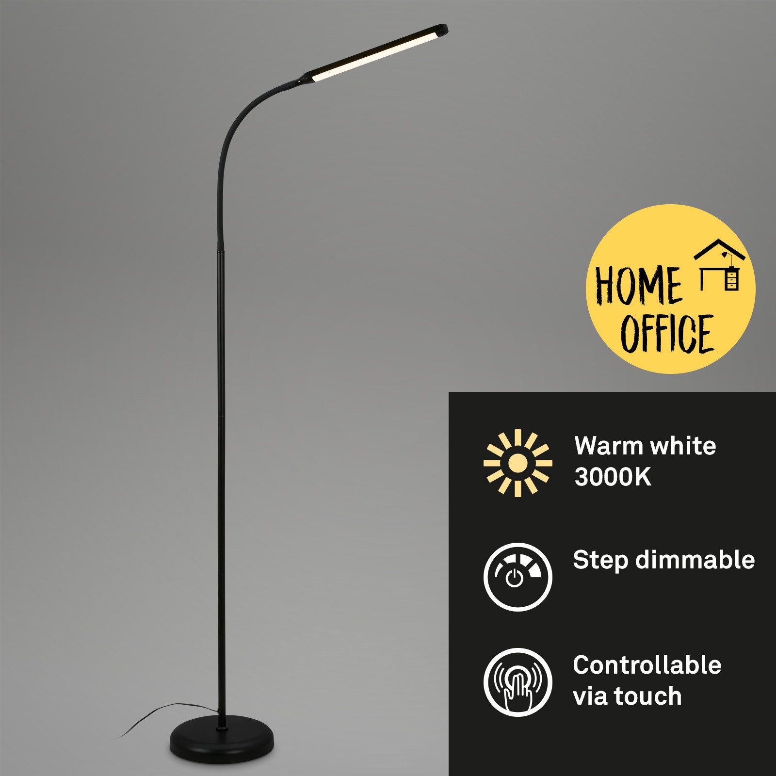 LED Stehlampe Stehleuchte dimmbar Home Office Büro