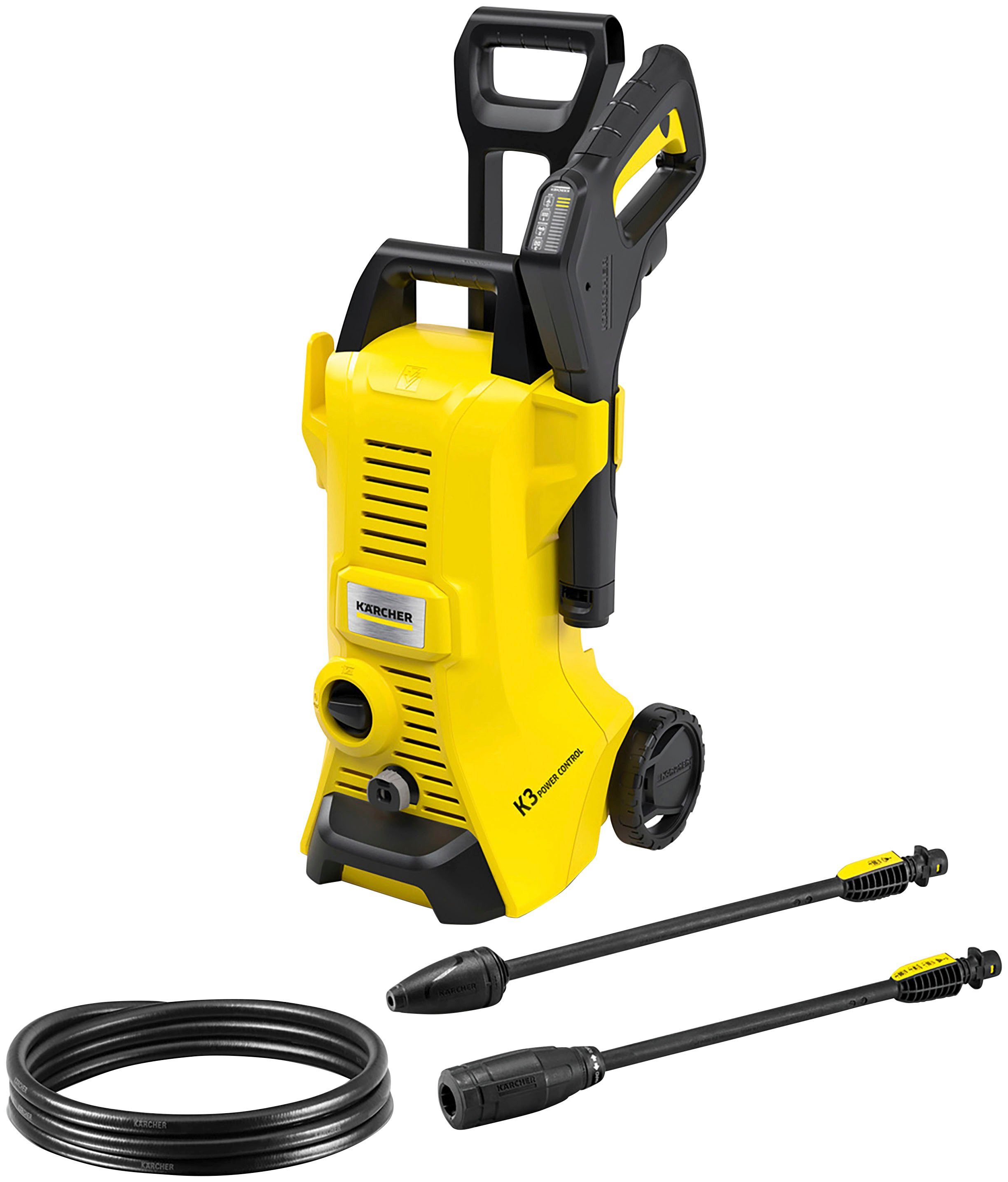 KÄRCHER Минимойки K 3 Power Control, Druck max: 120 bar, Fördermenge max: 380 l/h, Power Control-Pistole und Strahlrohre mit Quick Connect