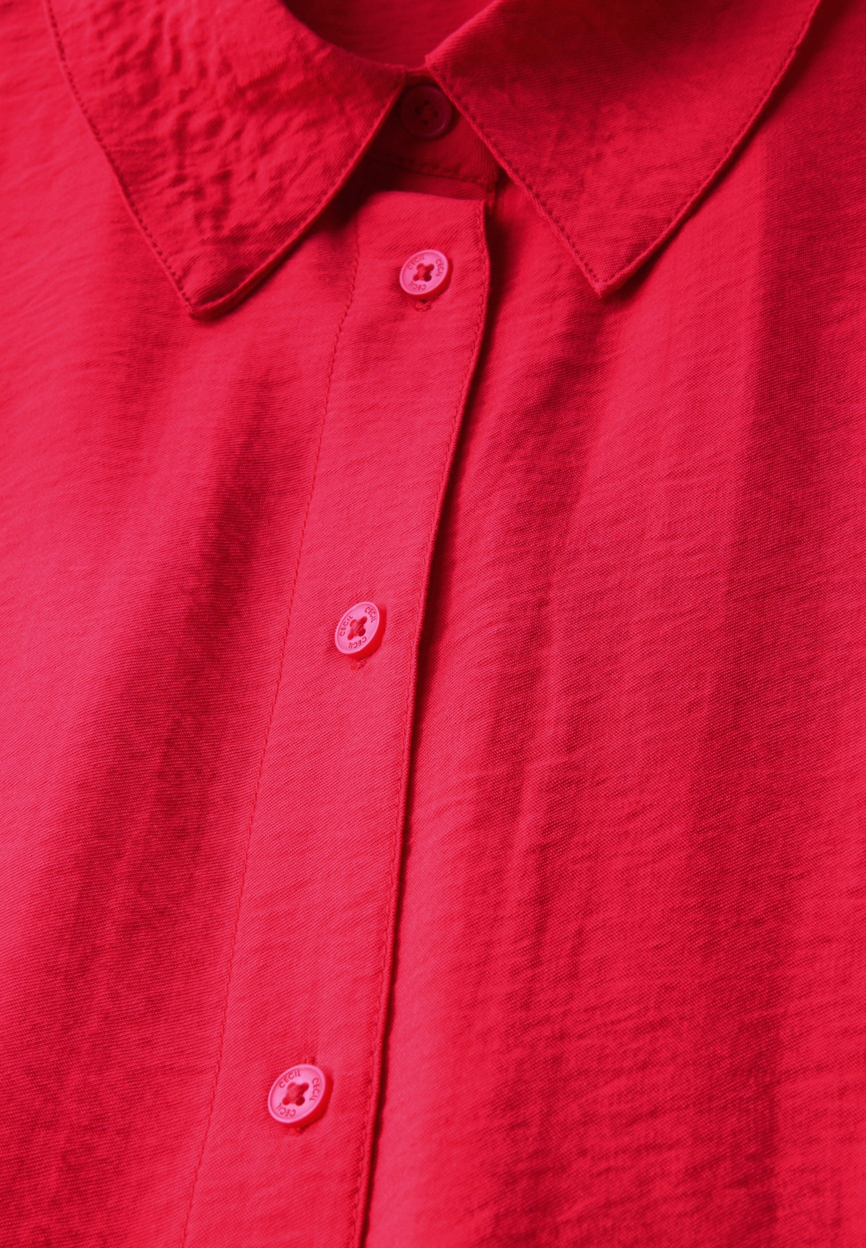 CECIL Klassische Bluse Solid Softwave Blouson günstig online kaufen