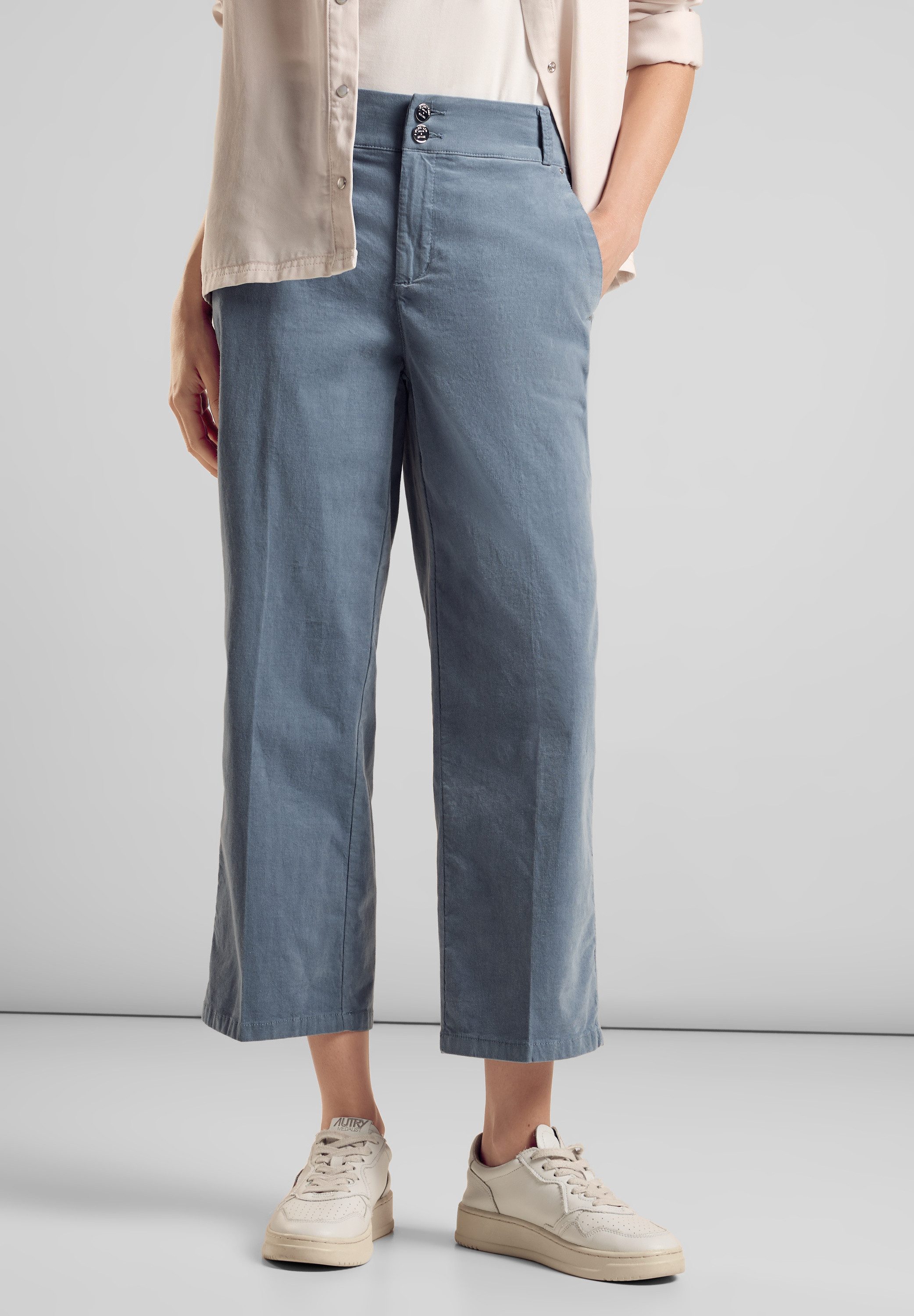 STREET ONE Cordhose, aus Baumwolle mit Stretchanteil günstig online kaufen